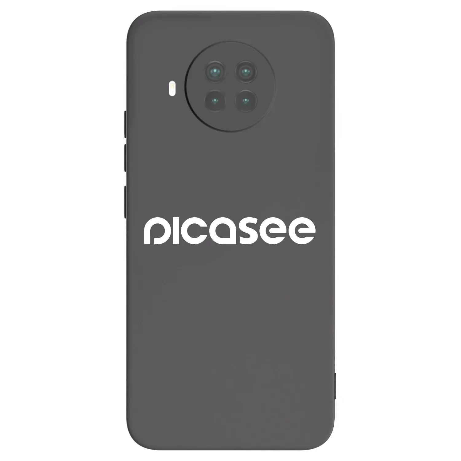 Picasee Xiaomi Mi 10T Lite Hülle - Schwarzes Silikon - Picasee - new logo - white