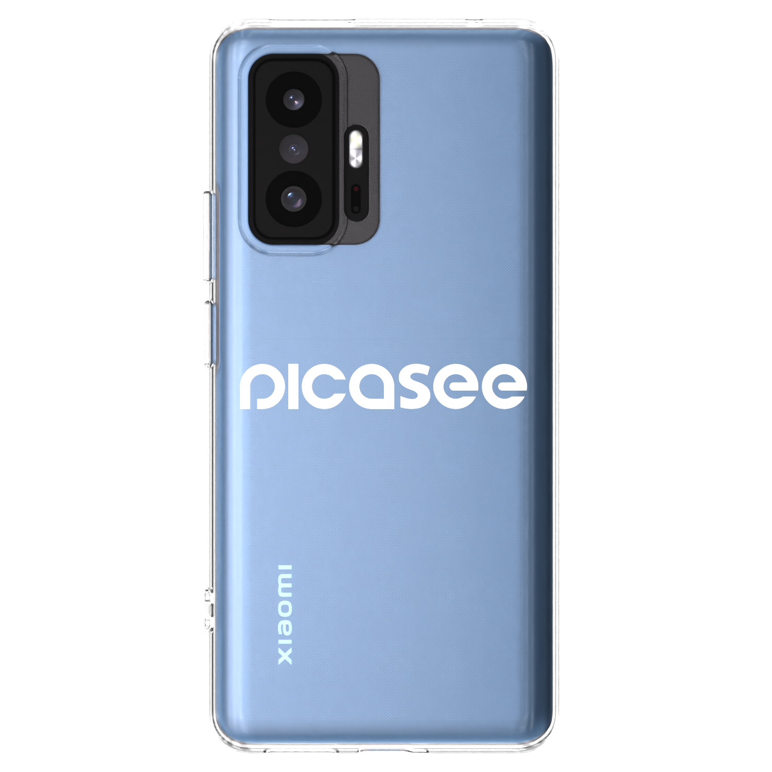 Picasee Xiaomi 11T Hülle - Transparentes Silikon - Picasee - new logo - white