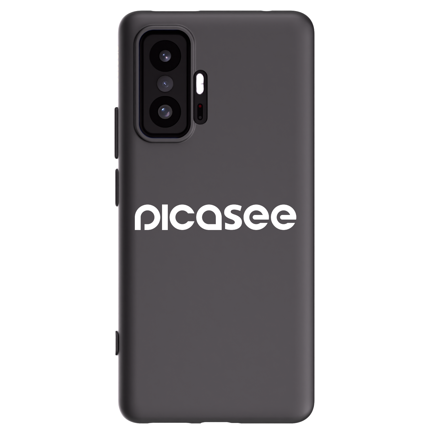 Picasee Xiaomi 11T Hülle - Schwarzes Silikon - Picasee - new logo - white