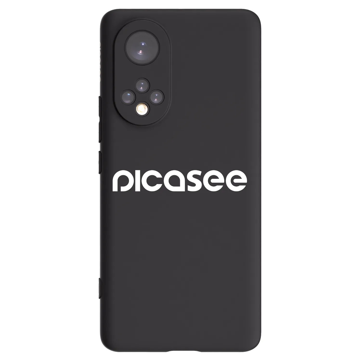 Picasee Huawei Nova 9 Hülle - Schwarzes Silikon - Picasee - new logo - white