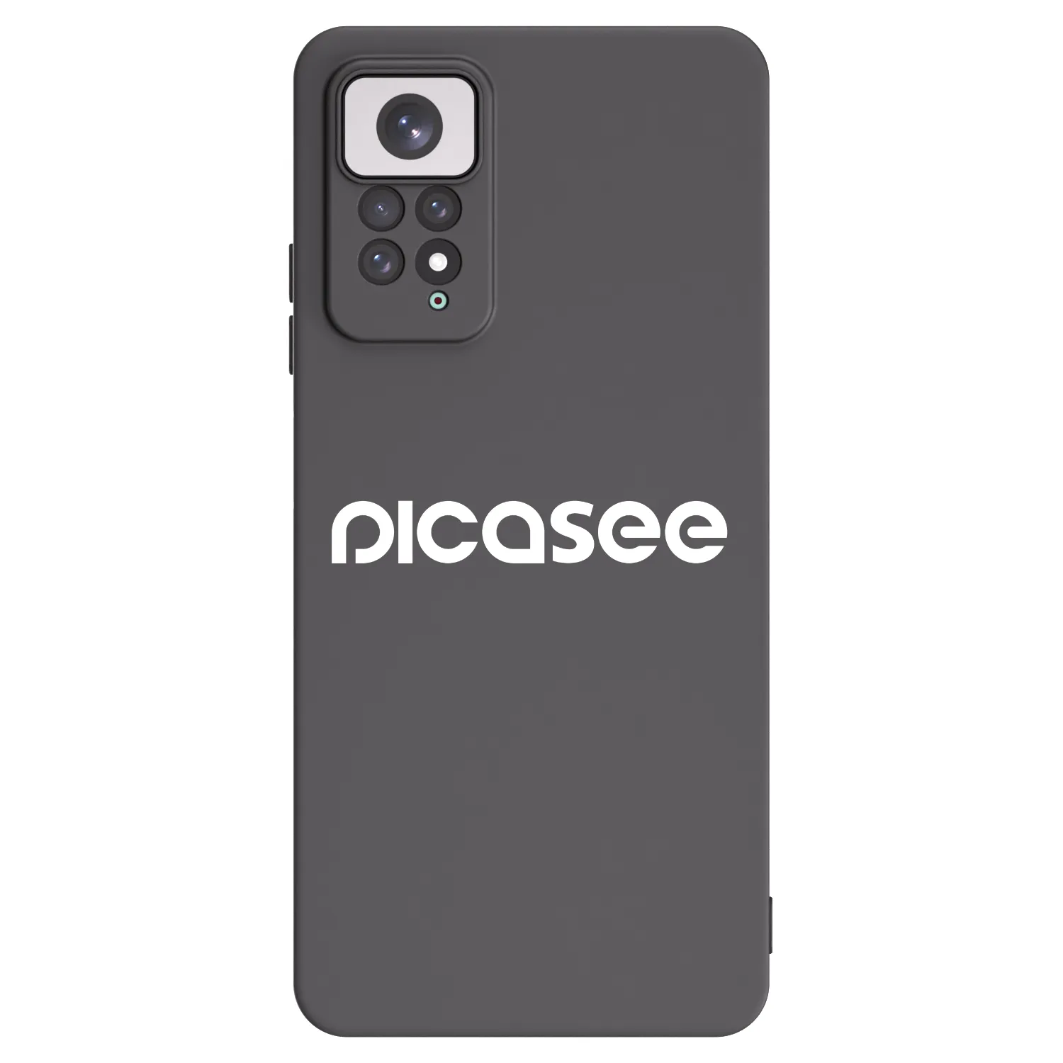 Picasee Xiaomi Redmi Note 11 Hülle - Schwarzes Silikon - Picasee - new logo - white