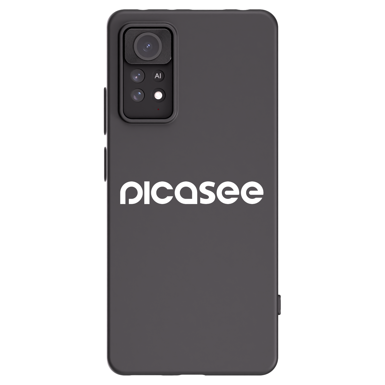 Picasee Xiaomi Redmi Note 11 Pro Hülle - Schwarzes Silikon - Picasee - new logo - white