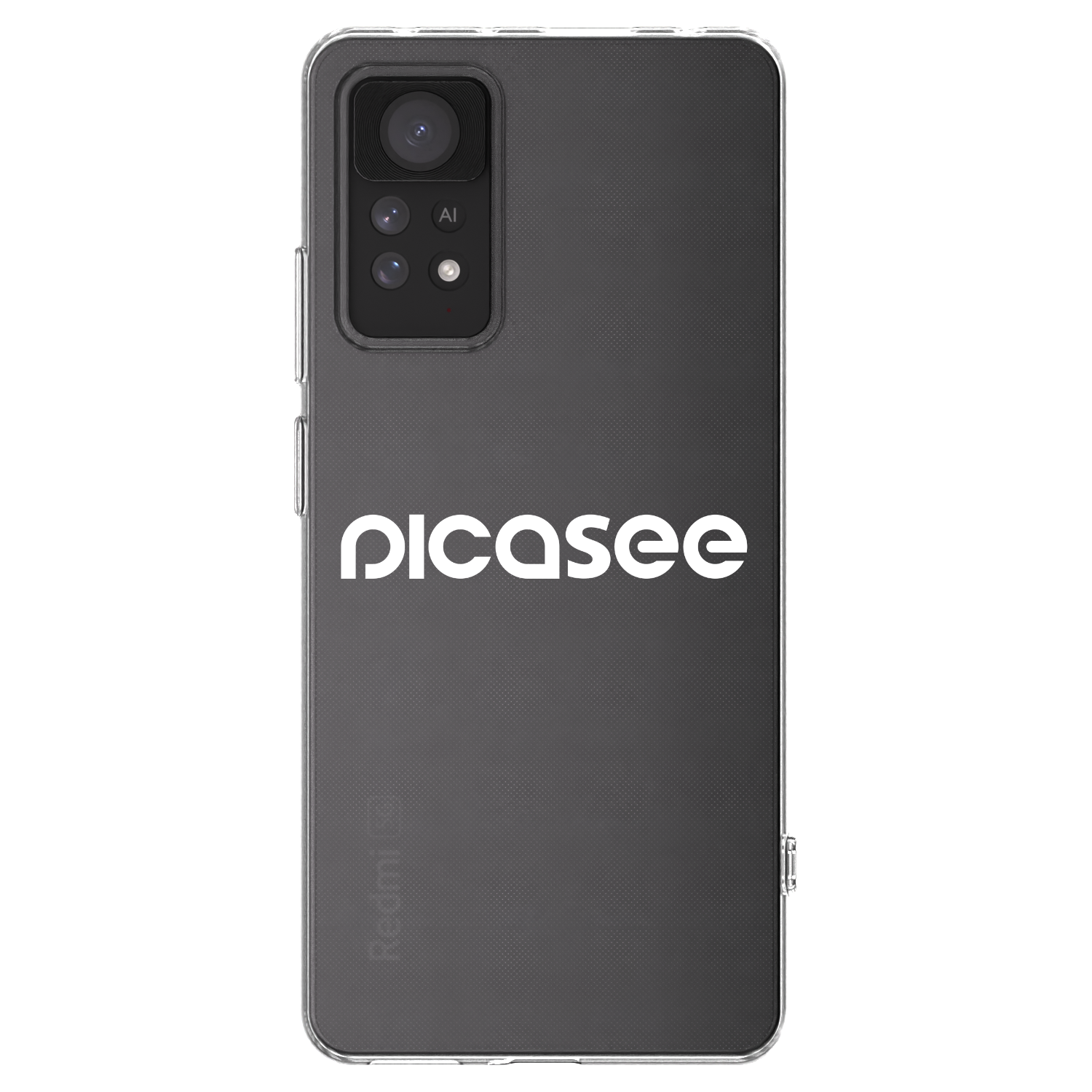 Picasee Xiaomi Redmi Note 11 Pro Hülle - Transparentes Silikon - Picasee - new logo - white