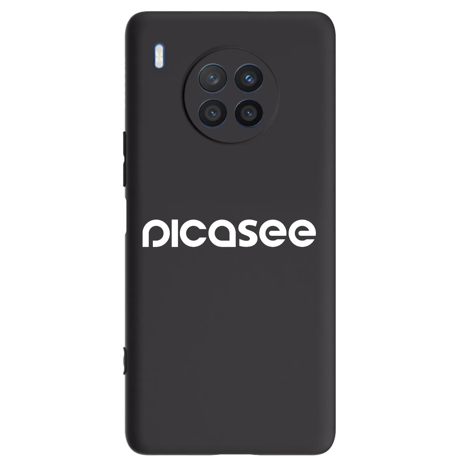 Picasee Honor 50 Lite Hülle - Schwarzes Silikon - Picasee - new logo - white