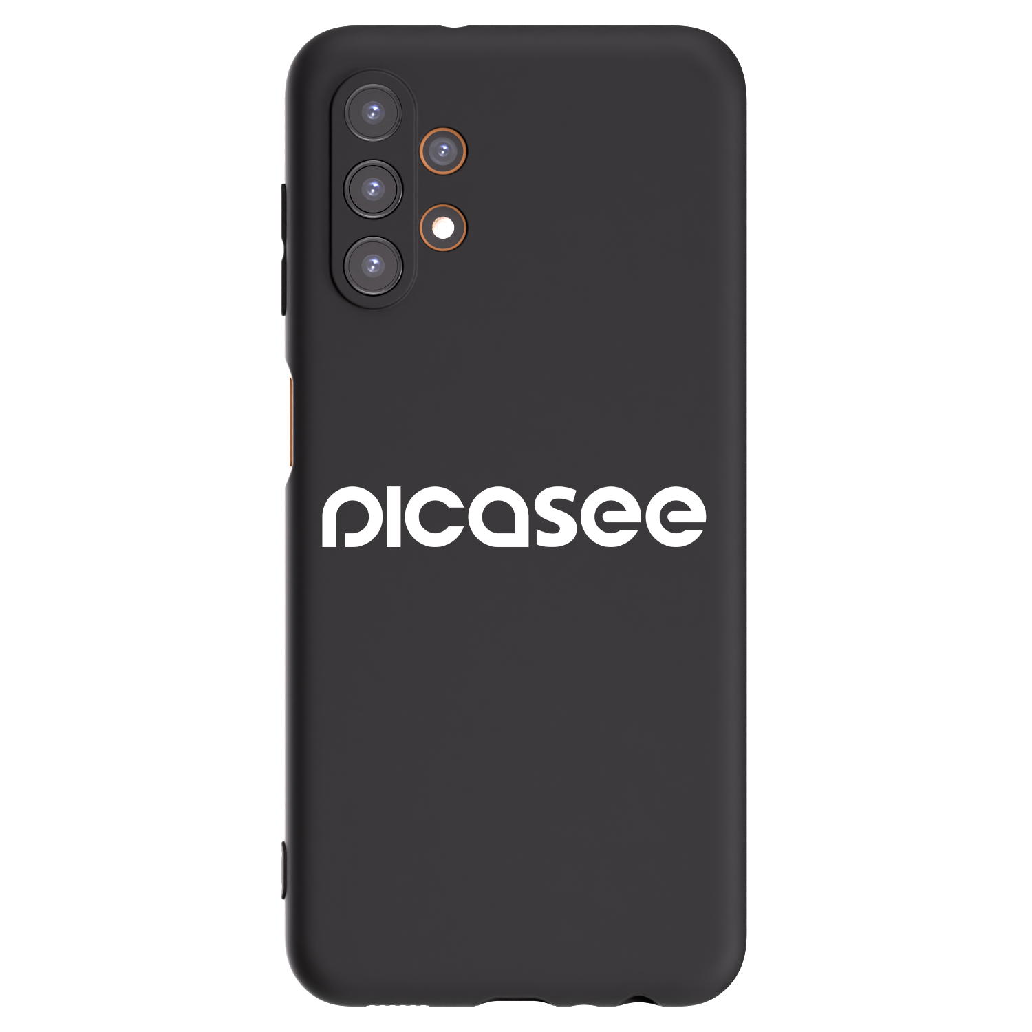 Picasee Samsung Galaxy A13 4G A135 Hülle - Schwarzes Silikon - Picasee - new logo - white