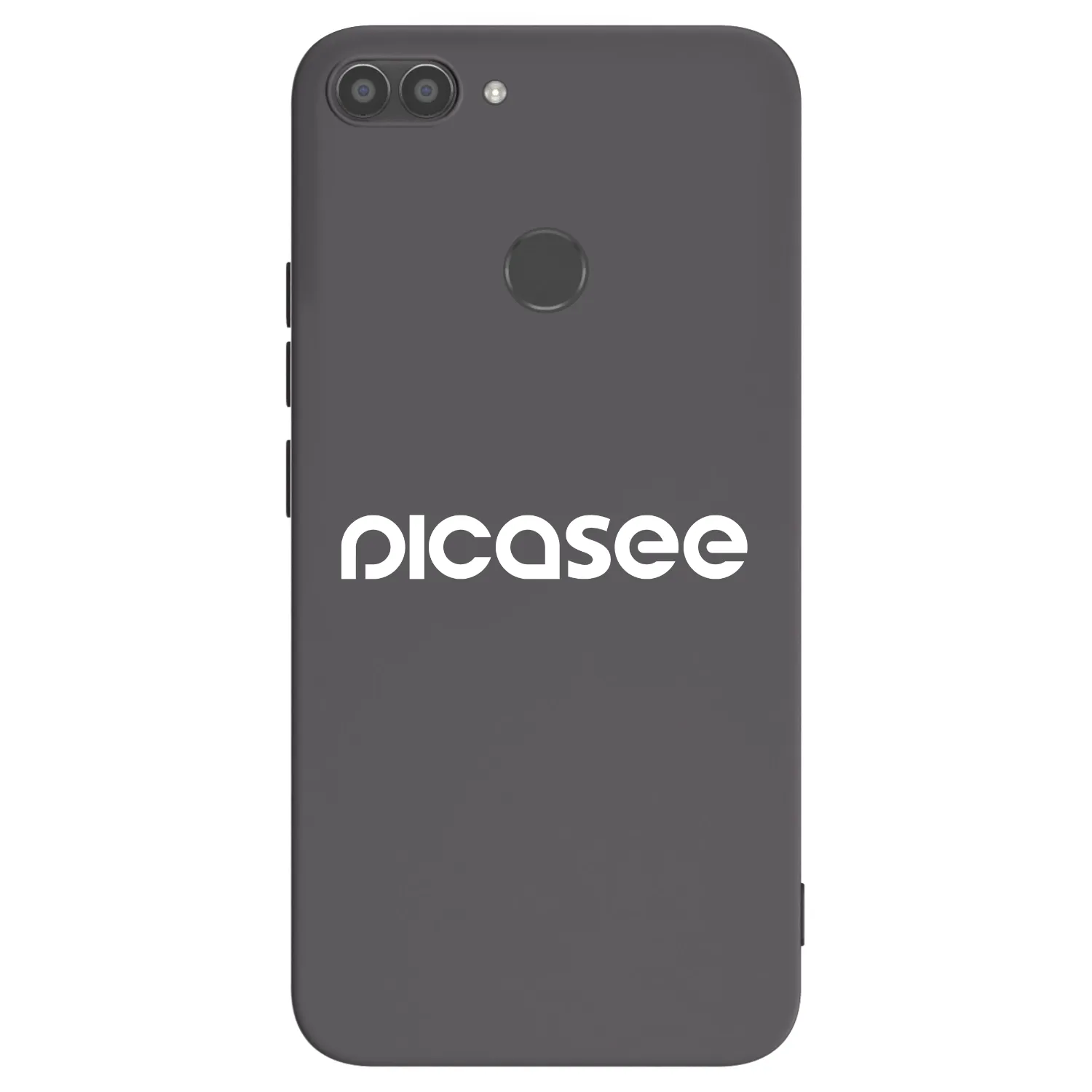 Picasee Huawei P Smart Hülle - Schwarzes Silikon - Picasee - new logo - white