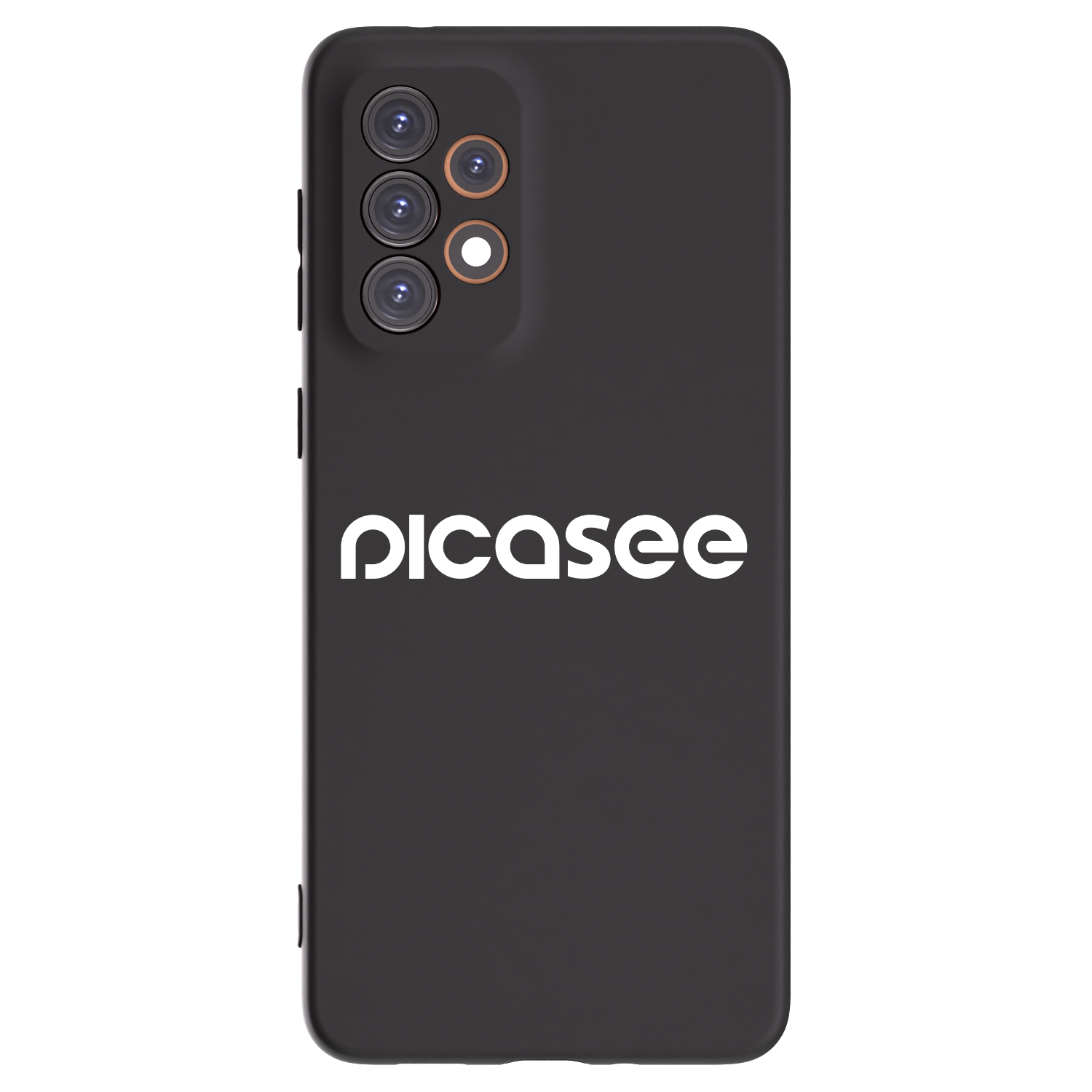 Picasee Samsung Galaxy A33 5G A336 Hülle - Schwarzes Silikon - Picasee - new logo - white