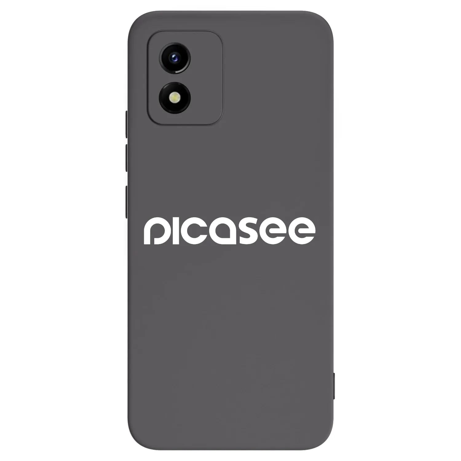 Picasee Vivo Y01 Hülle - Schwarzes Silikon - Picasee - new logo - white