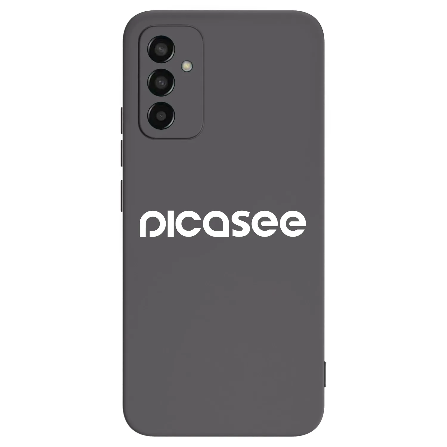 Picasee Samsung Galaxy M13 M135F Hülle - Schwarzes Silikon - Picasee - new logo - white