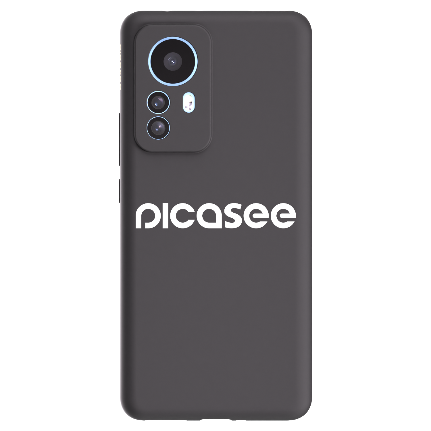 Picasee Xiaomi 12T Pro Hülle - Schwarzes Silikon - Picasee - new logo - white