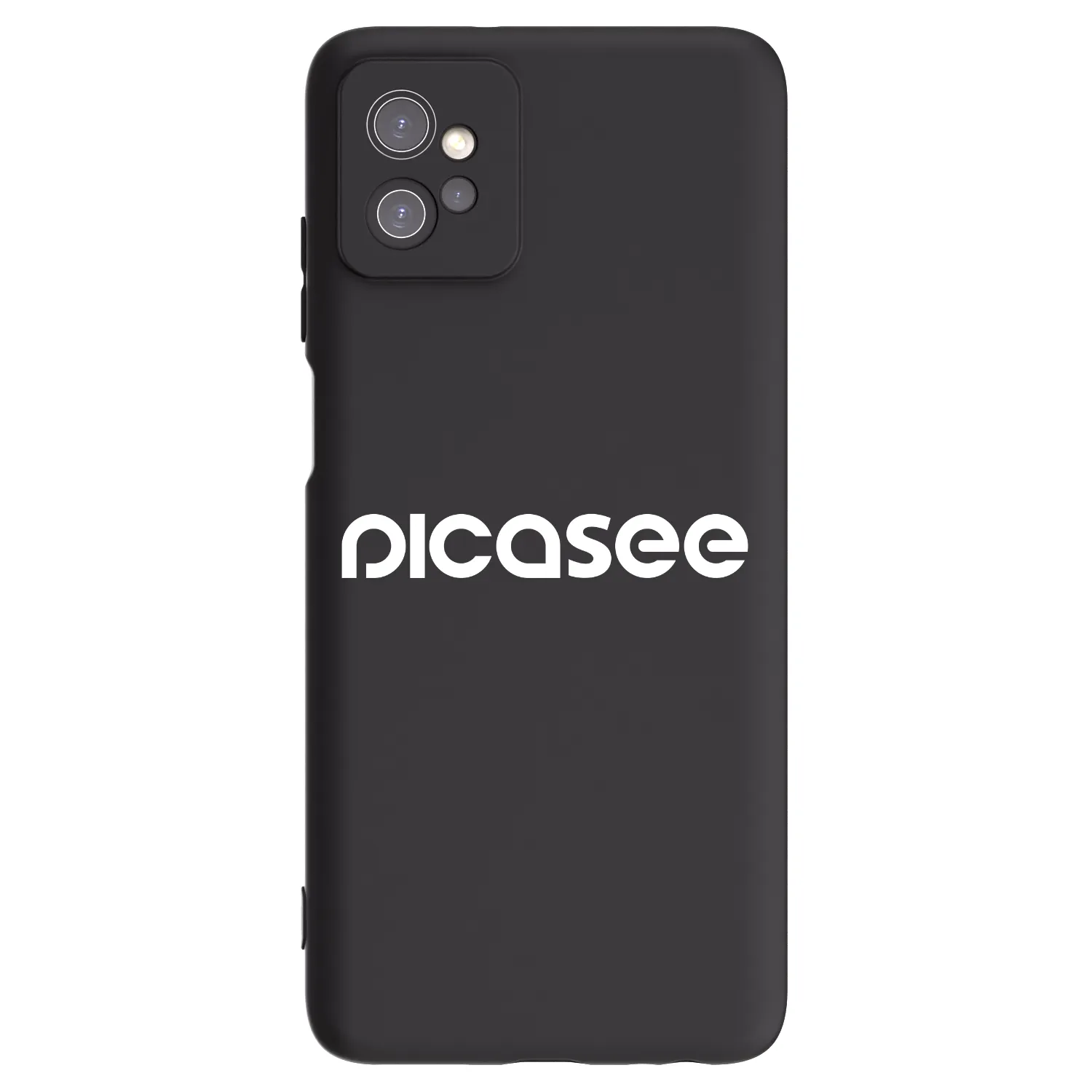Picasee Motorola Moto G32 Hülle - Schwarzes Silikon - Picasee - new logo - white