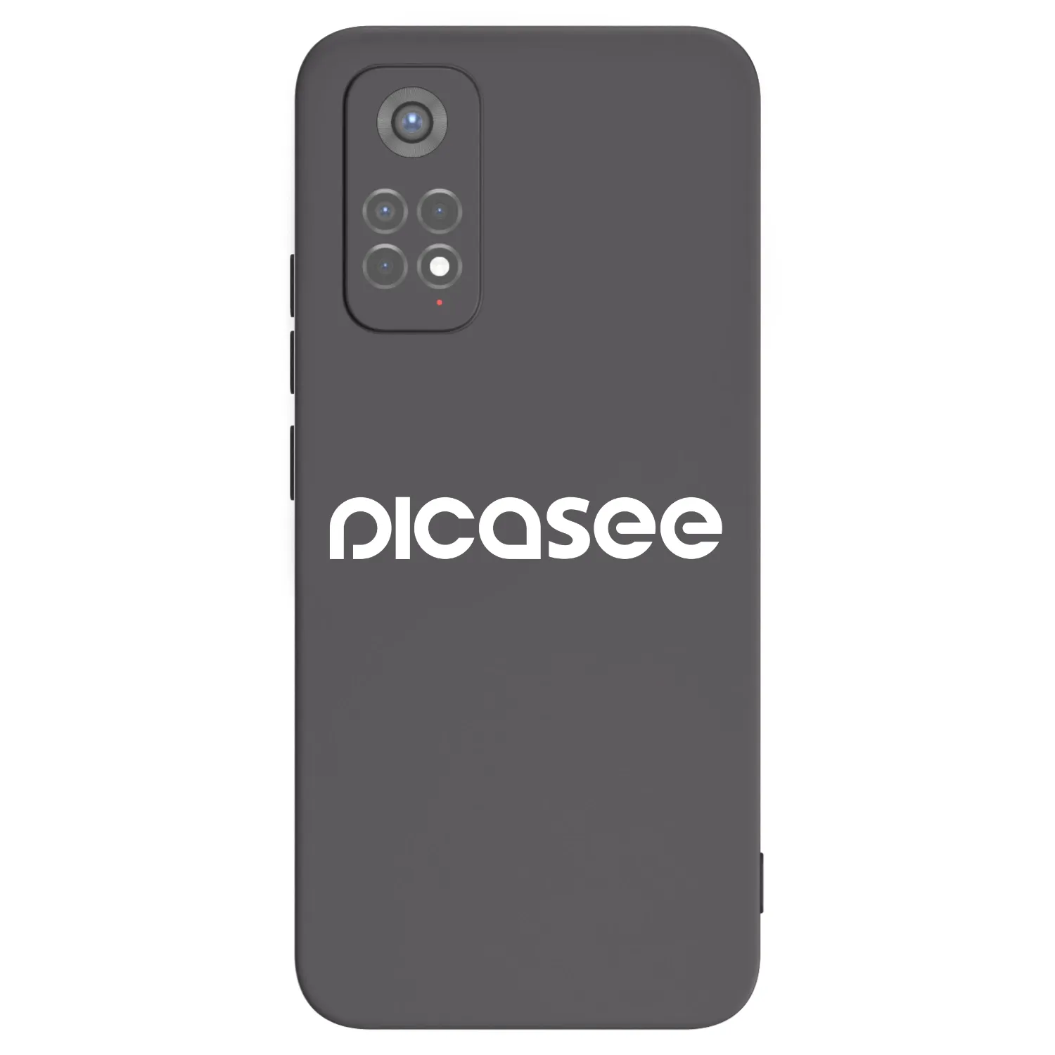 Picasee Xiaomi Redmi Note 11S 5G Hülle - Schwarzes Silikon - Picasee - new logo - white