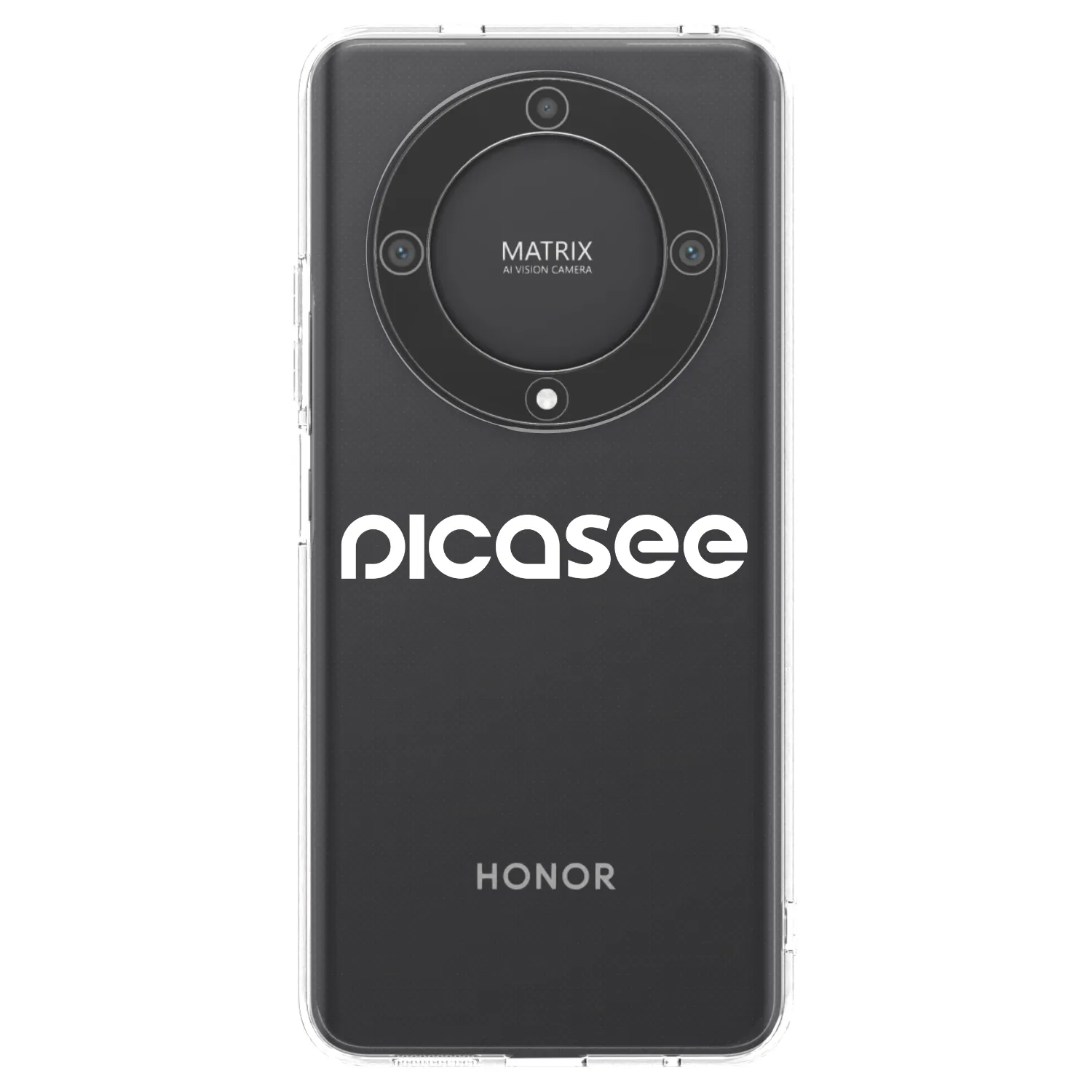 Picasee Honor Magic5 Lite 5G Hülle - Transparentes Silikon - Picasee - new logo - white