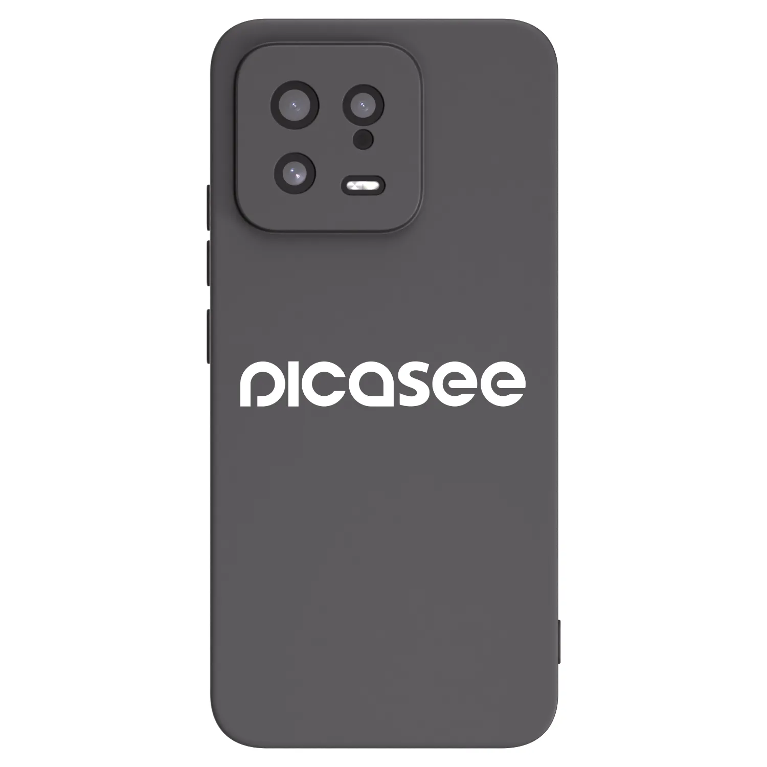 Picasee Xiaomi 13 Hülle - Schwarzes Silikon - Picasee - new logo - white