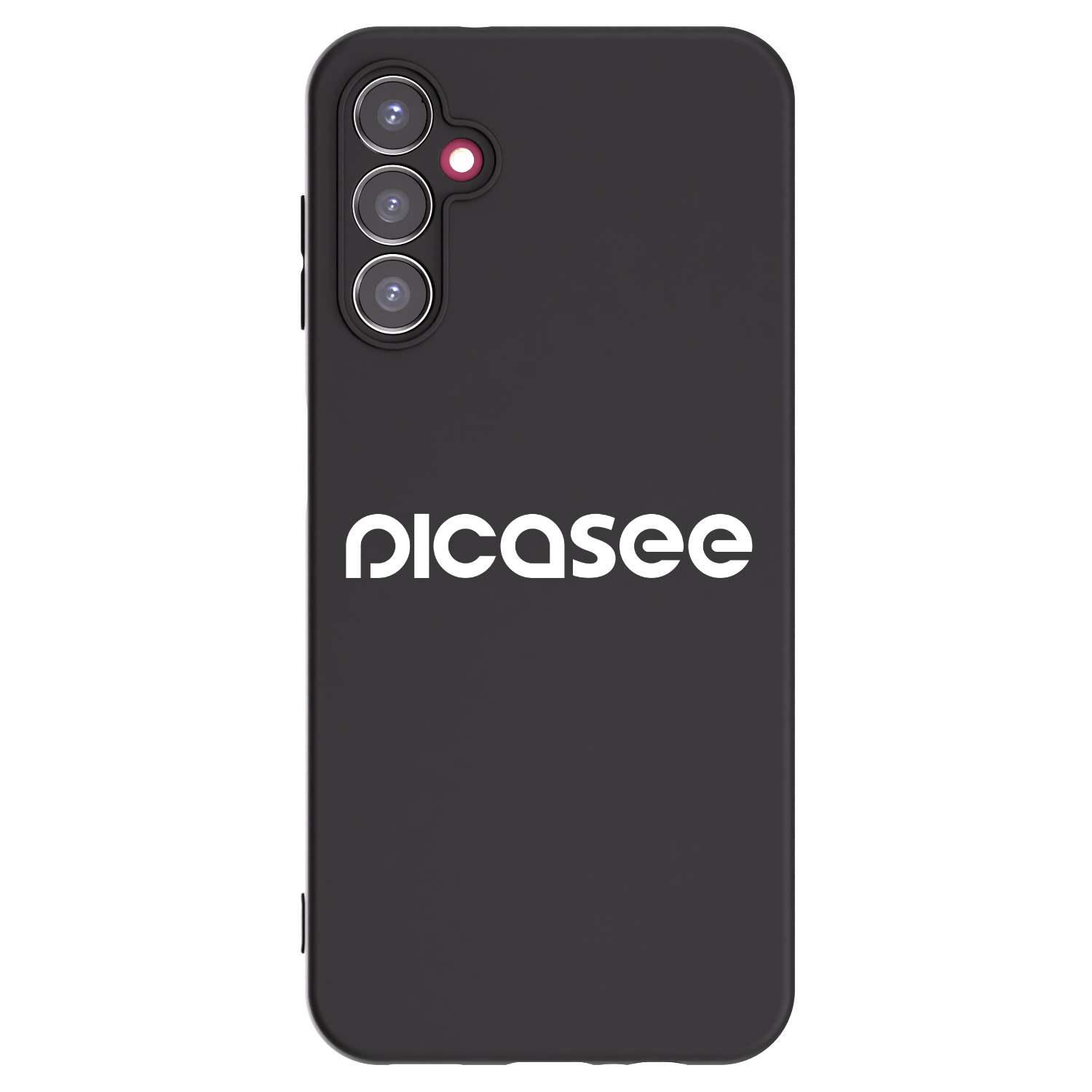 Picasee Samsung Galaxy A14 5G A146P Hülle - Schwarzes Silikon - Picasee - new logo - white