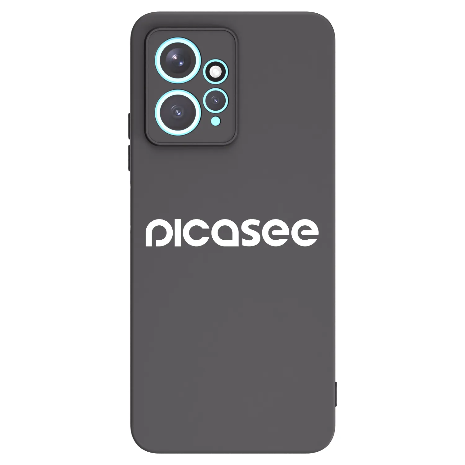 Picasee Xiaomi Redmi Note 12 4G Hülle - Schwarzes Silikon - Picasee - new logo - white