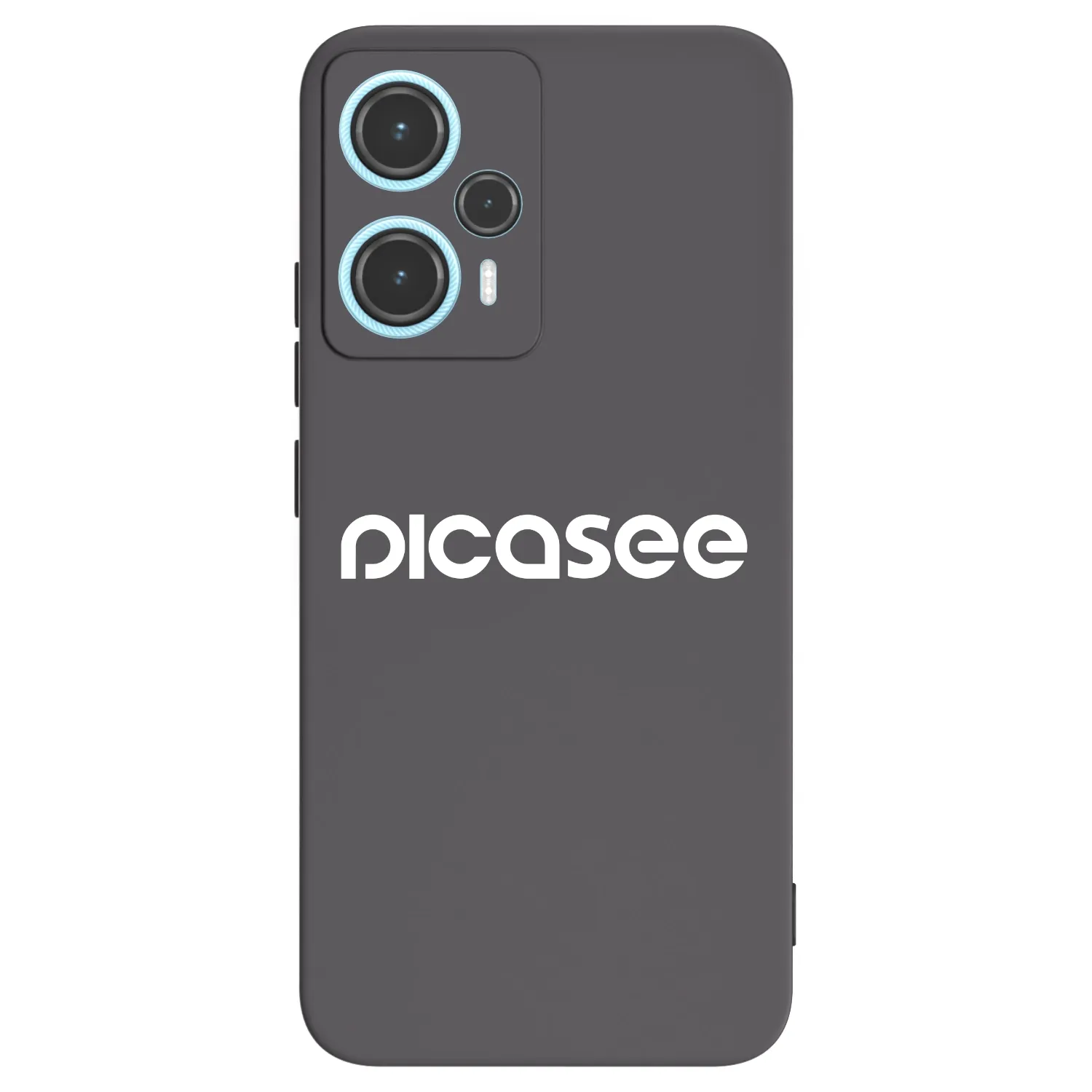 Picasee Xiaomi Poco F5 Hülle - Schwarzes Silikon - Picasee - new logo - white
