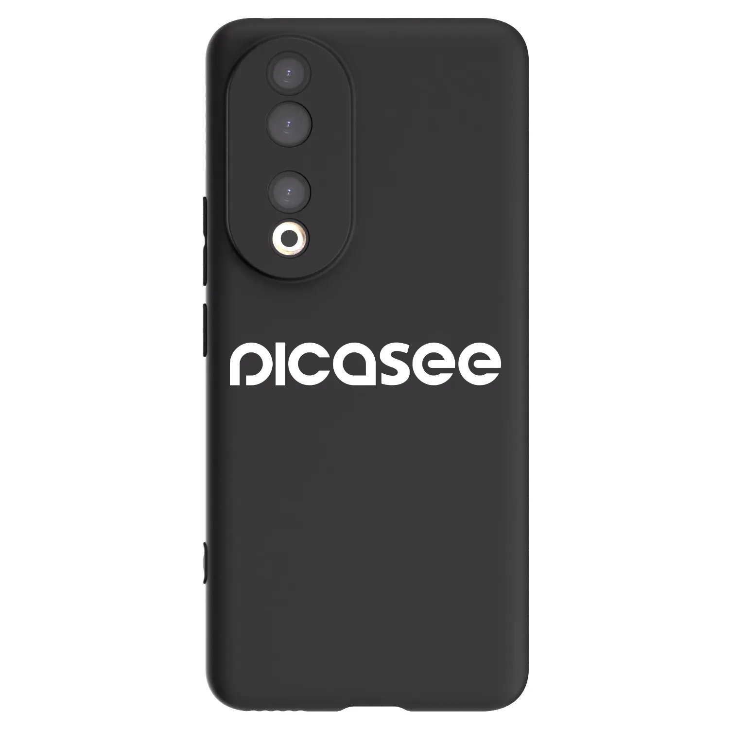 Picasee Honor 90 5G Hülle - Schwarzes Silikon - Picasee - new logo - white