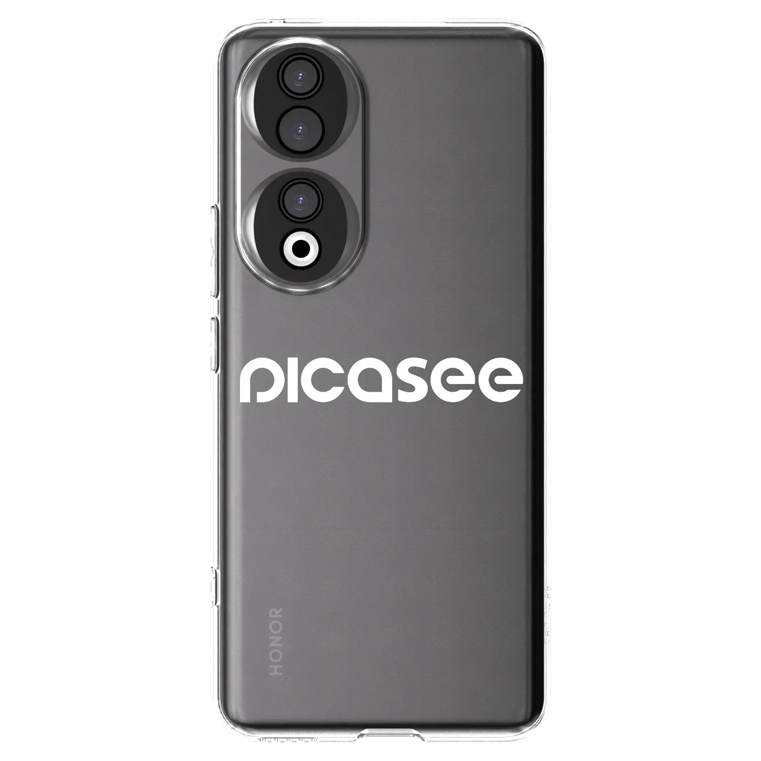 Picasee Honor 90 5G Hülle - Transparentes Silikon - Picasee - new logo - white