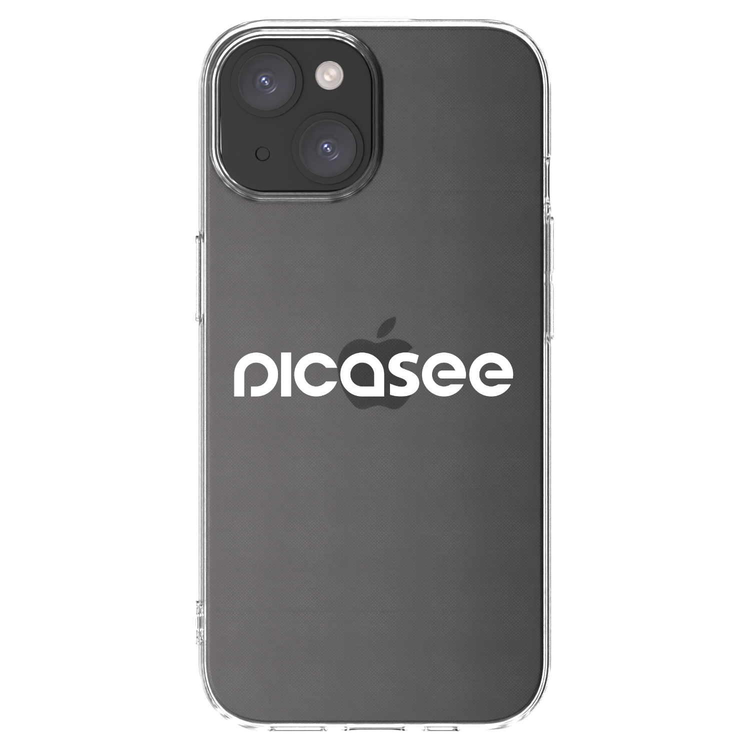 Picasee Apple iPhone 15 Hülle - Transparentes Silikon - Picasee - new logo - white