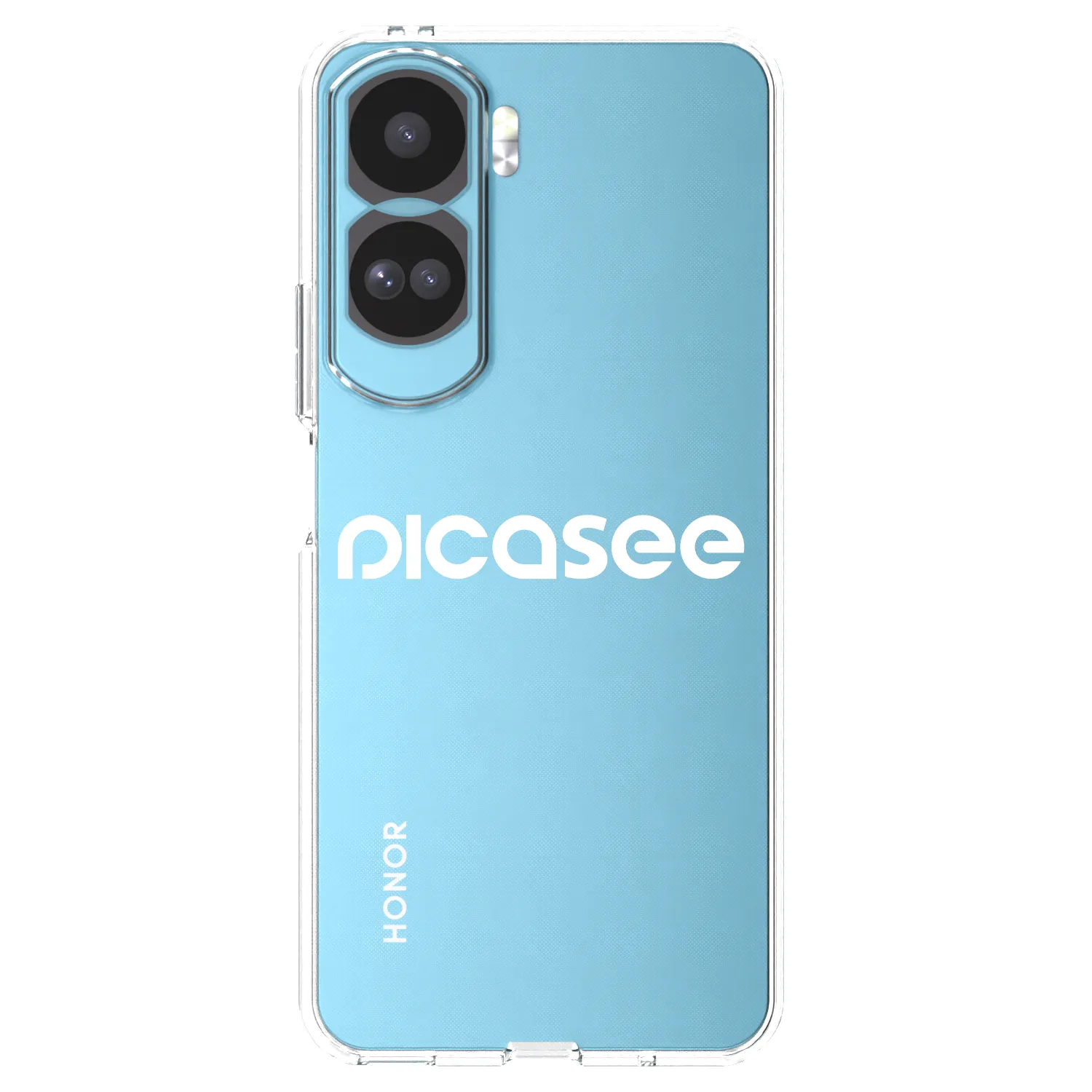 Picasee Honor 90 Lite 5G Hülle - Transparentes Silikon - Picasee - new logo - white
