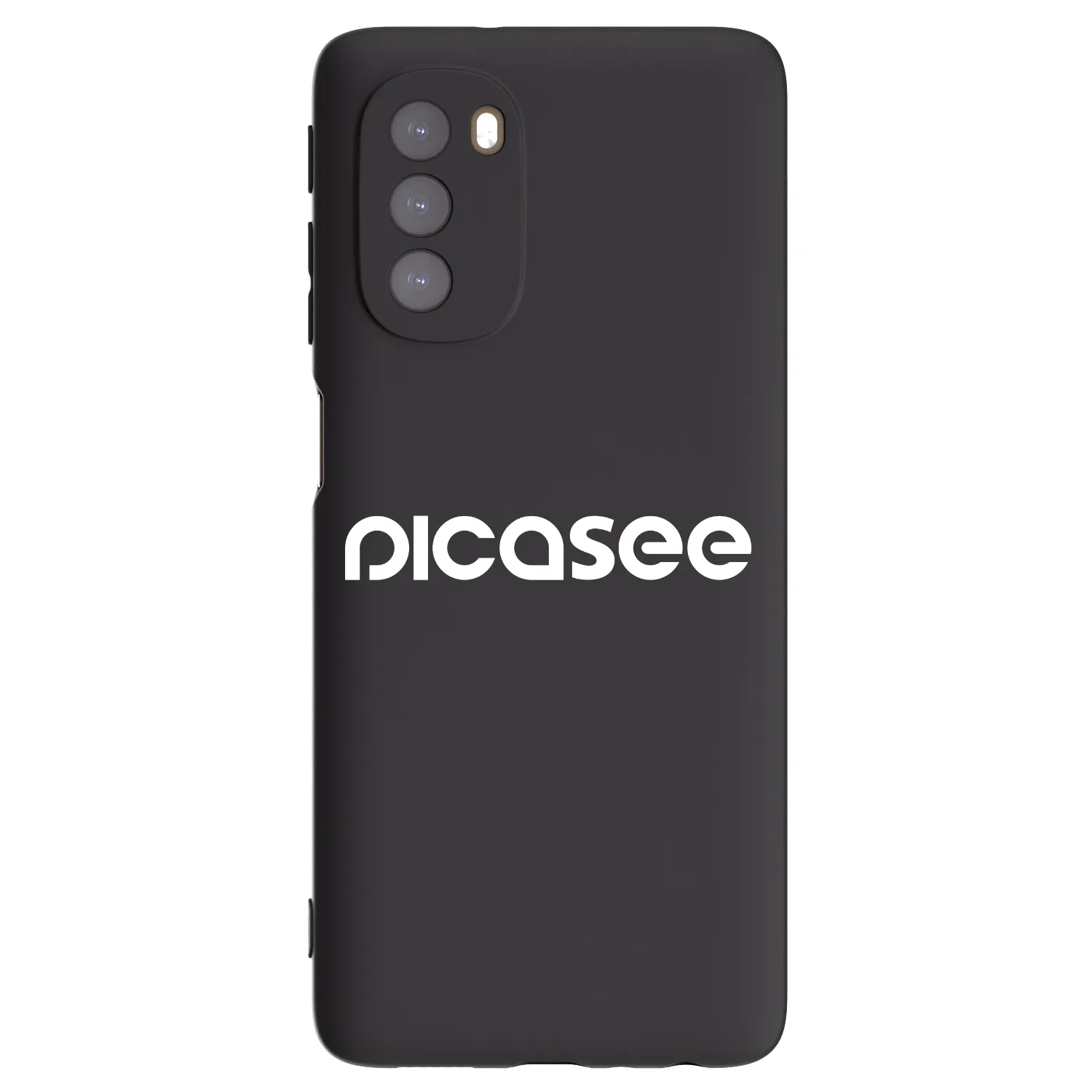 Picasee Motorola Moto G51 Hülle - Schwarzes Silikon - Picasee - new logo - white