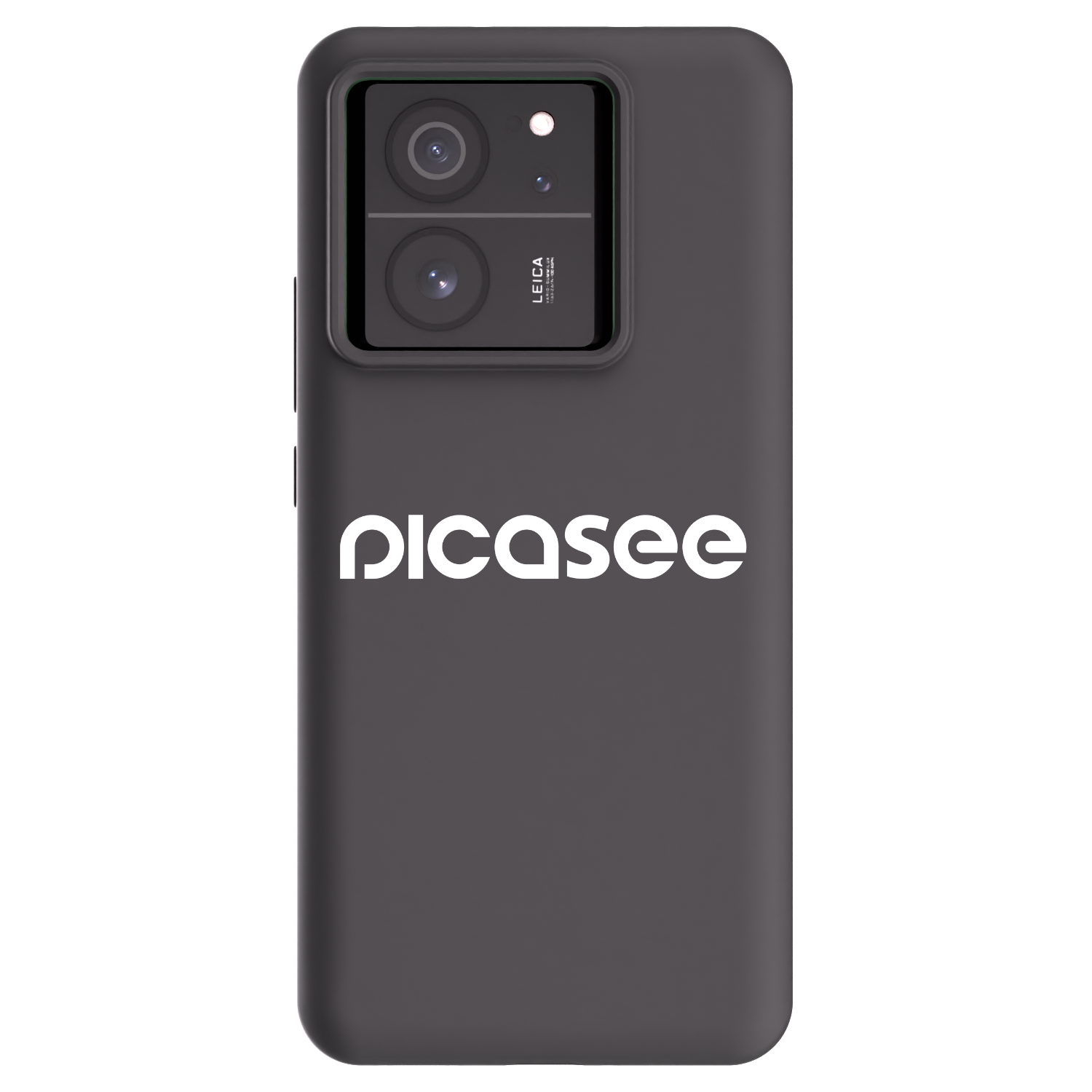 Picasee Xiaomi 13T Hülle - Schwarzes Silikon - Picasee - new logo - white