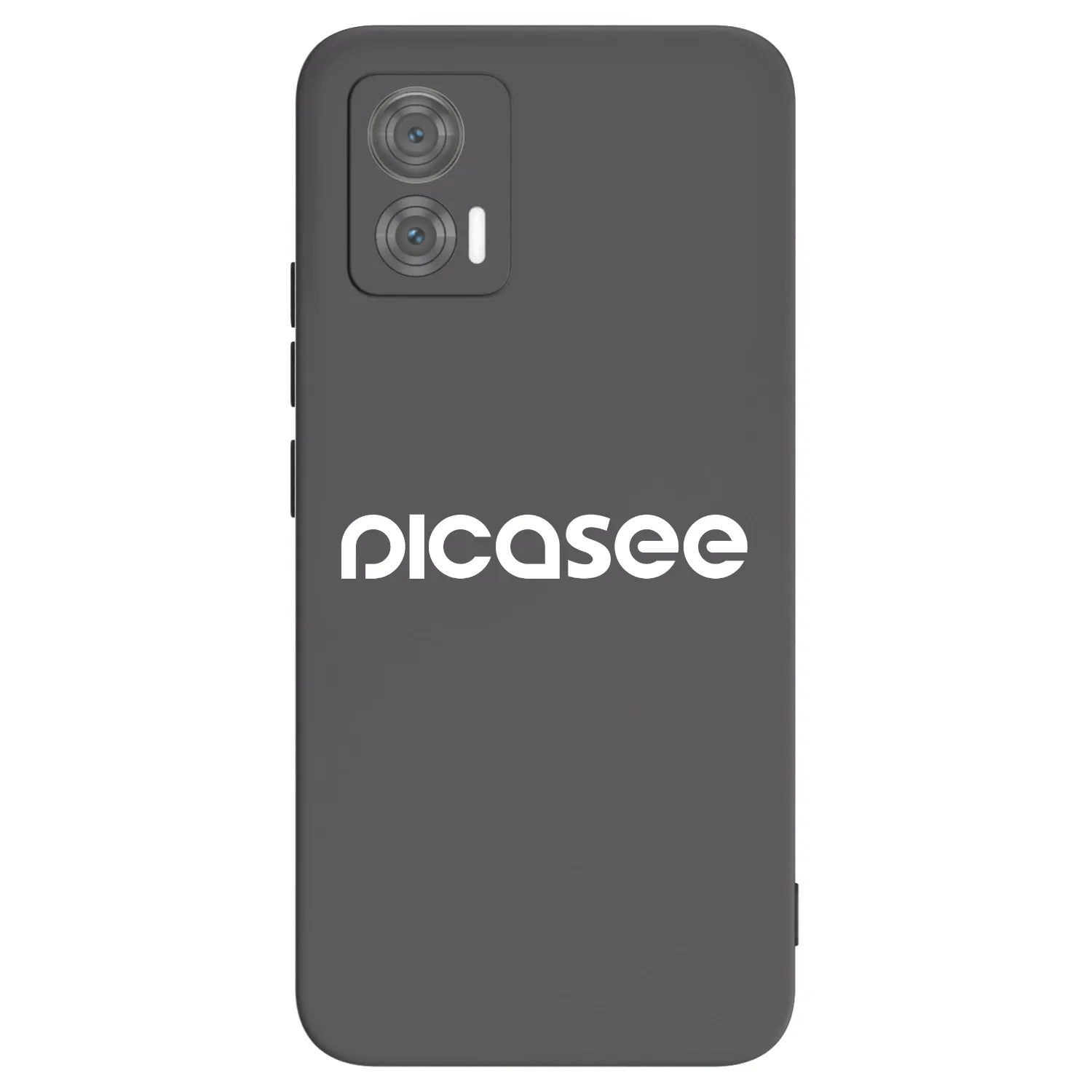 Picasee Motorola Edge 30 Neo Hülle - Schwarzes Silikon - Picasee - new logo - white