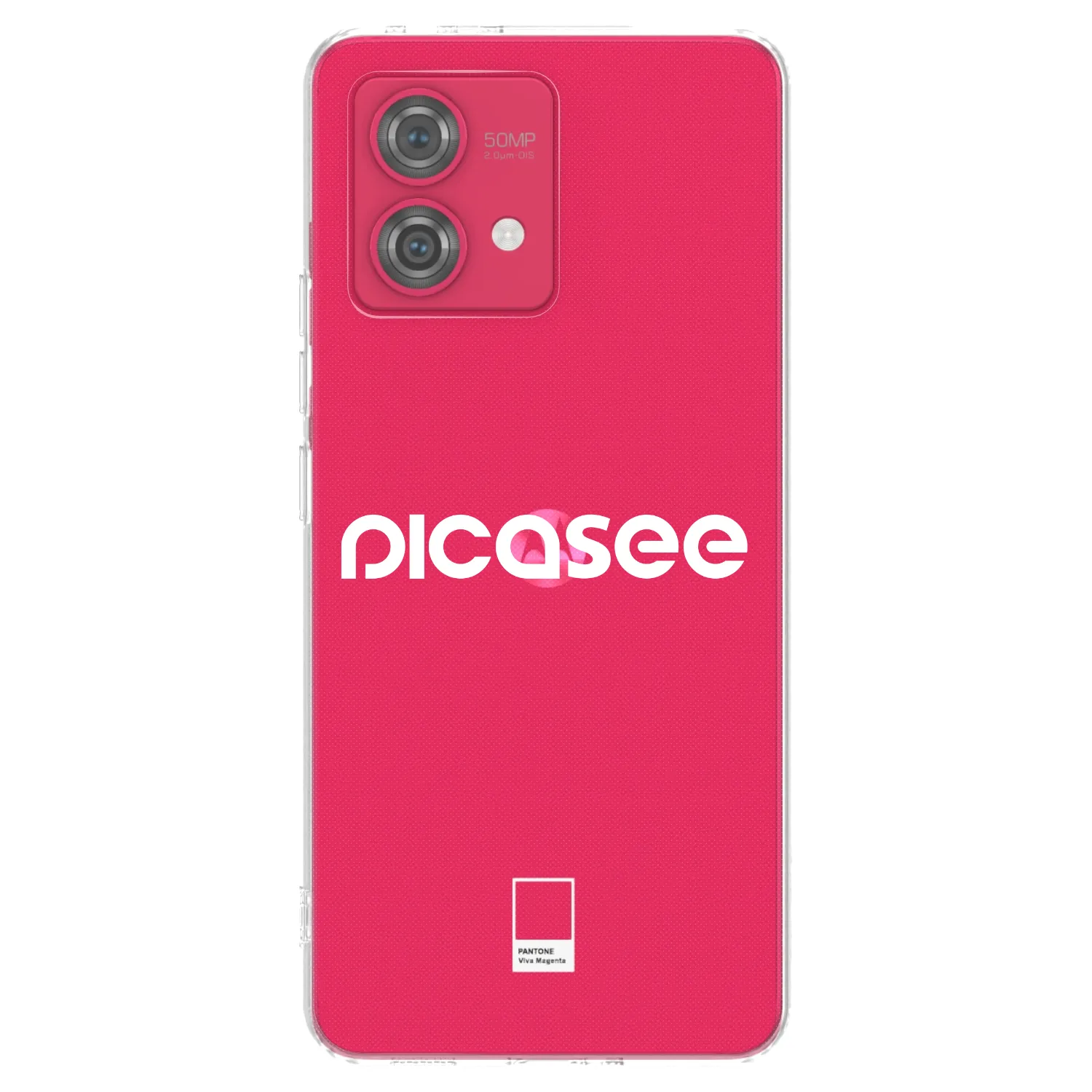 Picasee Motorola Moto G84 5G Hülle - Transparentes Silikon - Picasee - new logo - white