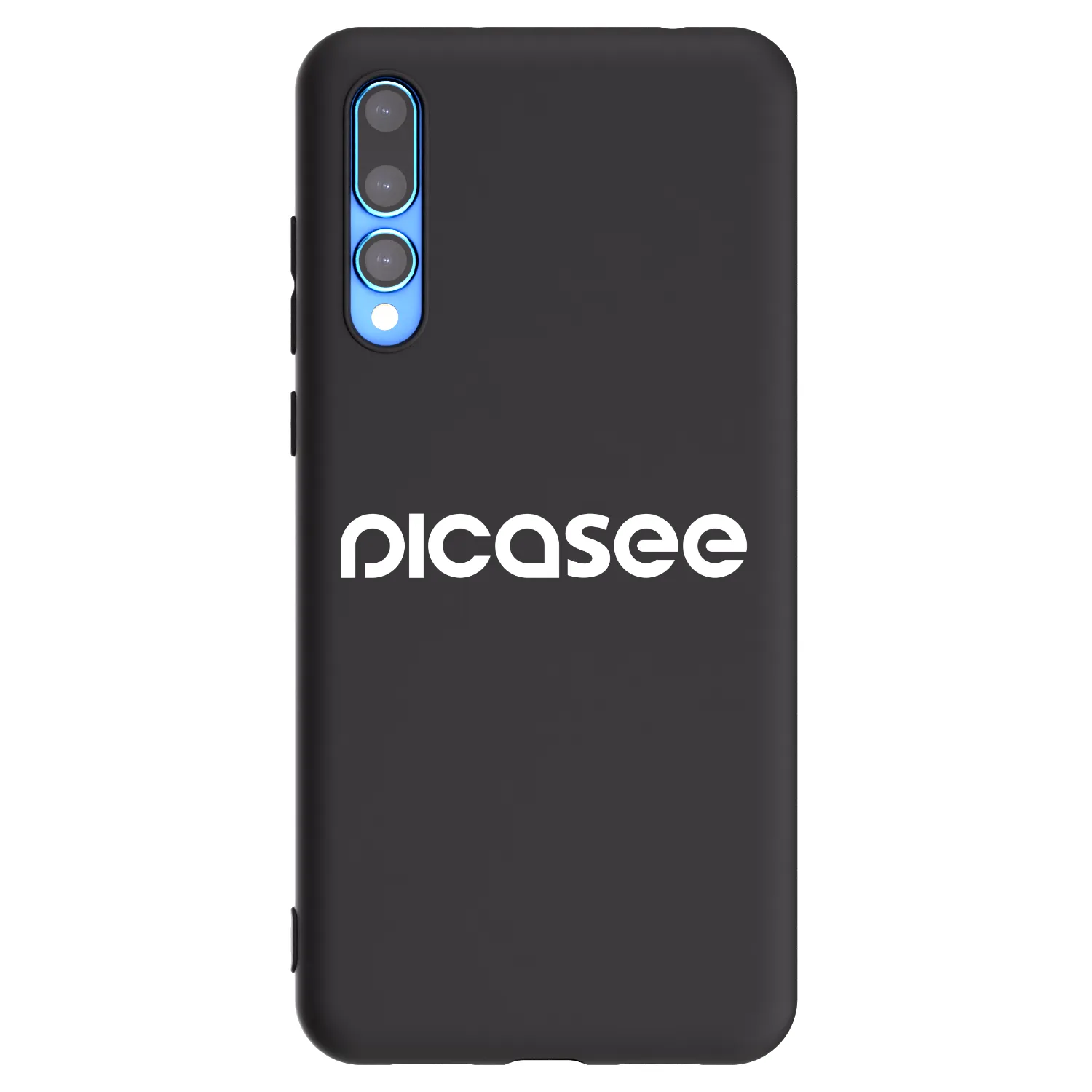 Picasee Huawei P20 Pro Hülle - Schwarzes Silikon - Picasee - new logo - white