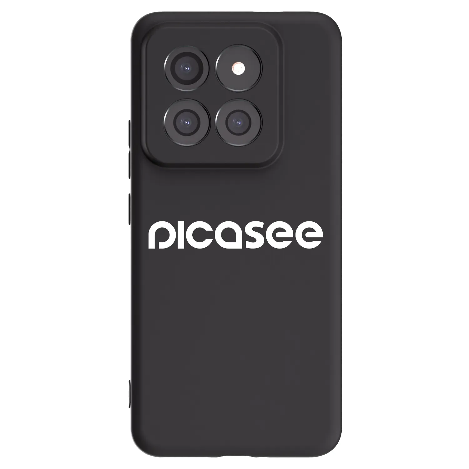 Picasee Xiaomi 14 Pro Hülle - Schwarzes Silikon - Picasee - new logo - white