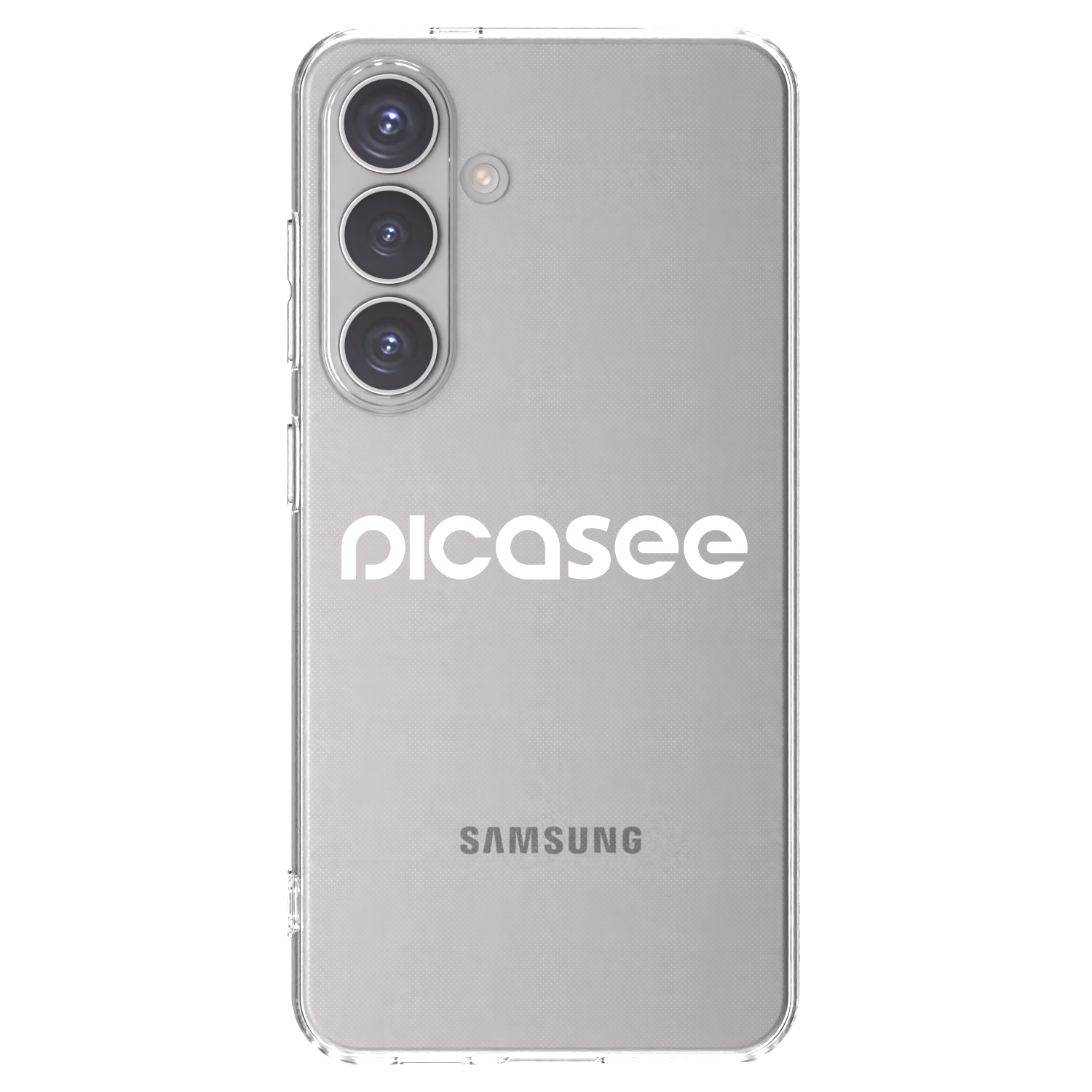 Picasee Samsung Galaxy S24 S921B 5G Hülle - Transparentes Silikon - Picasee - new logo - white