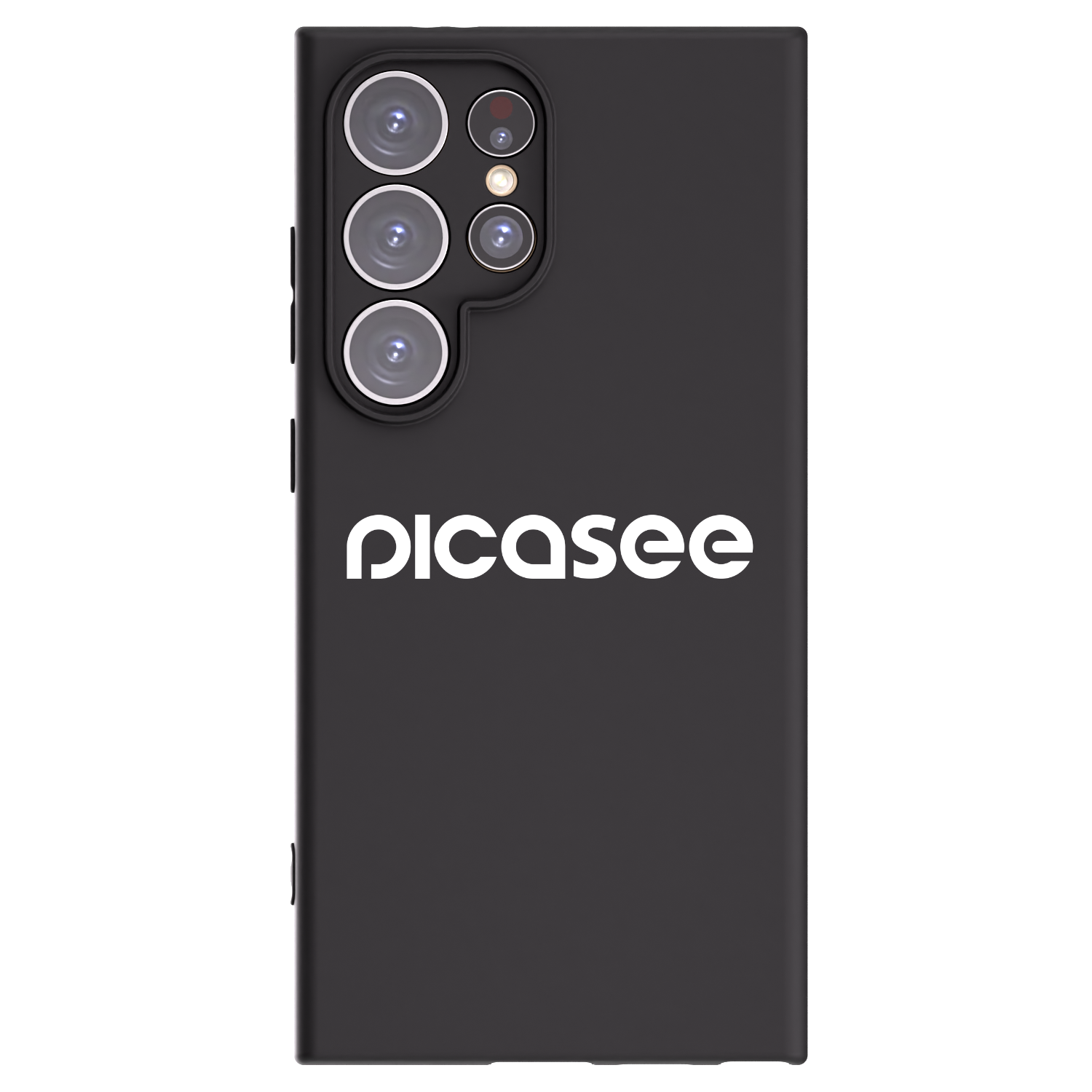 Picasee Samsung Galaxy S24 Ultra S928B 5G Hülle - Schwarzes Silikon - Picasee - new logo - white