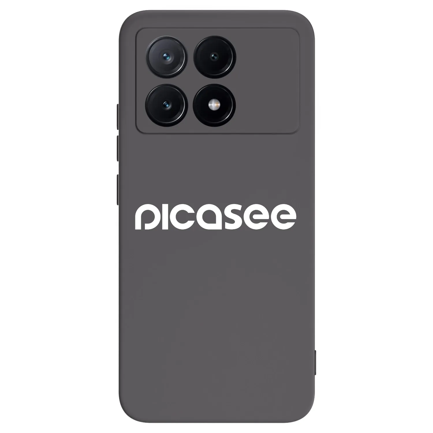 Picasee Xiaomi Poco X6 Pro Hülle - Schwarzes Silikon - Picasee - new logo - white