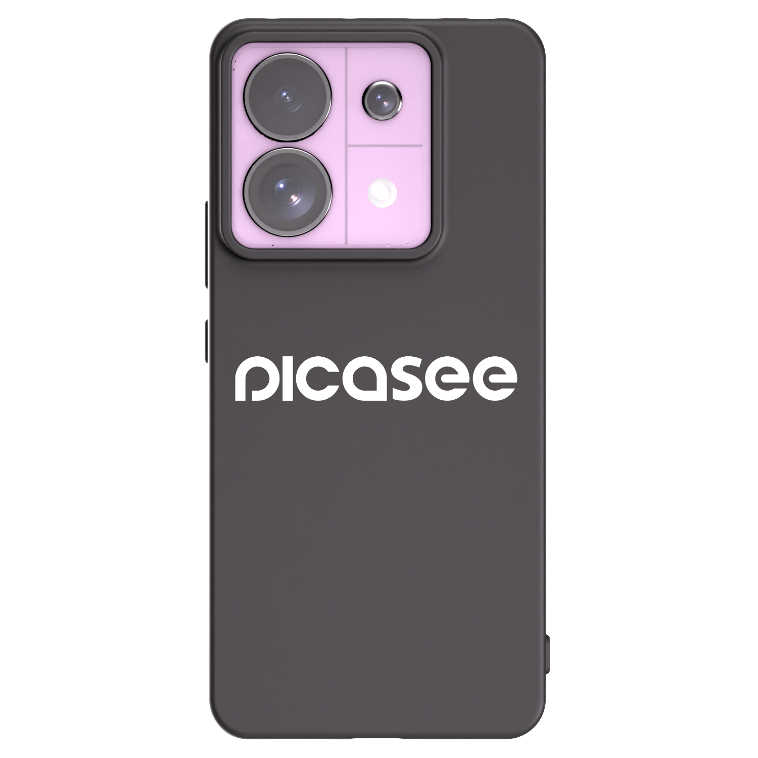 Picasee Xiaomi Redmi Note 13 Pro 5G Hülle - Schwarzes Silikon - Picasee - new logo - white