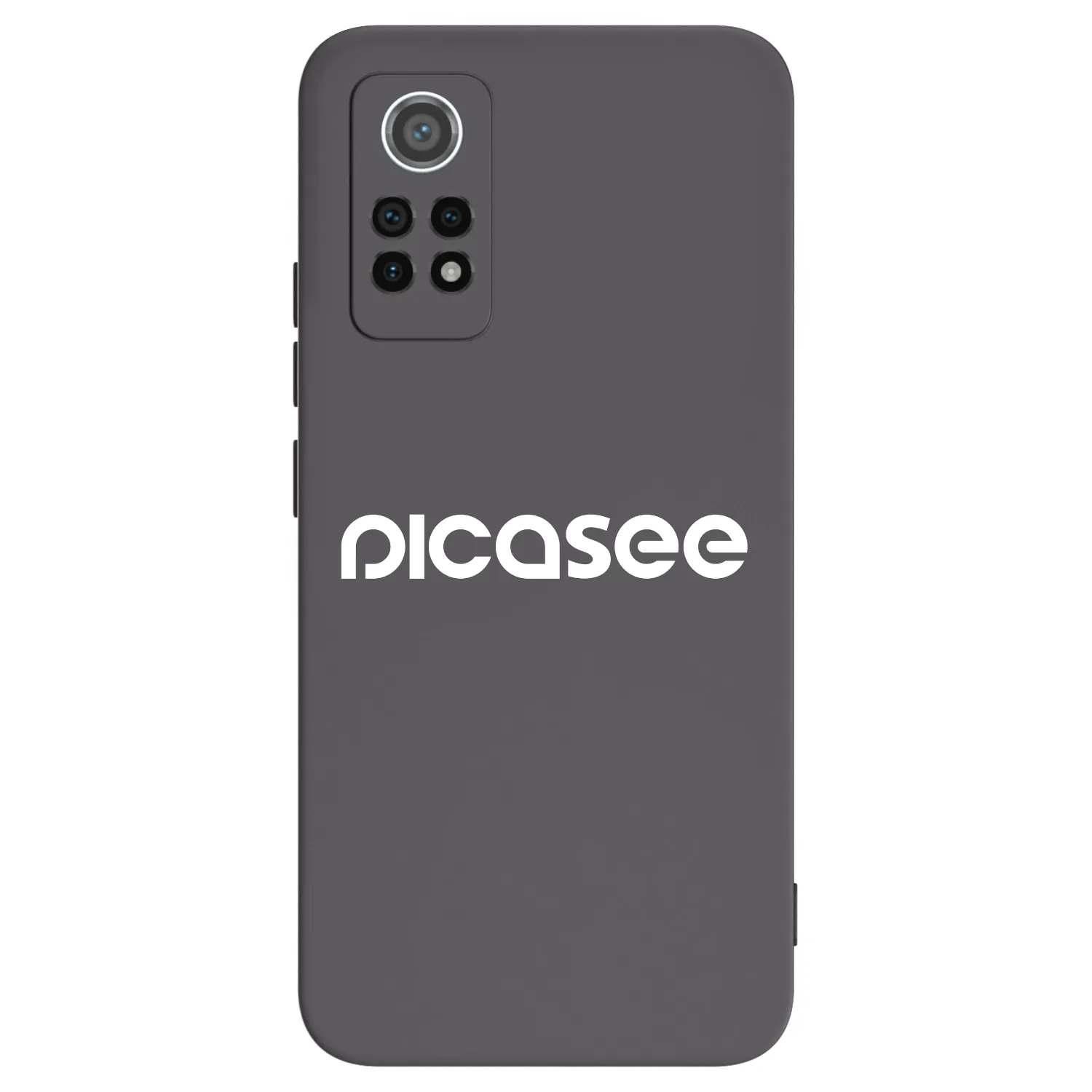 Picasee Xiaomi Redmi Note 12 Pro 4G Hülle - Schwarzes Silikon - Picasee - new logo - white