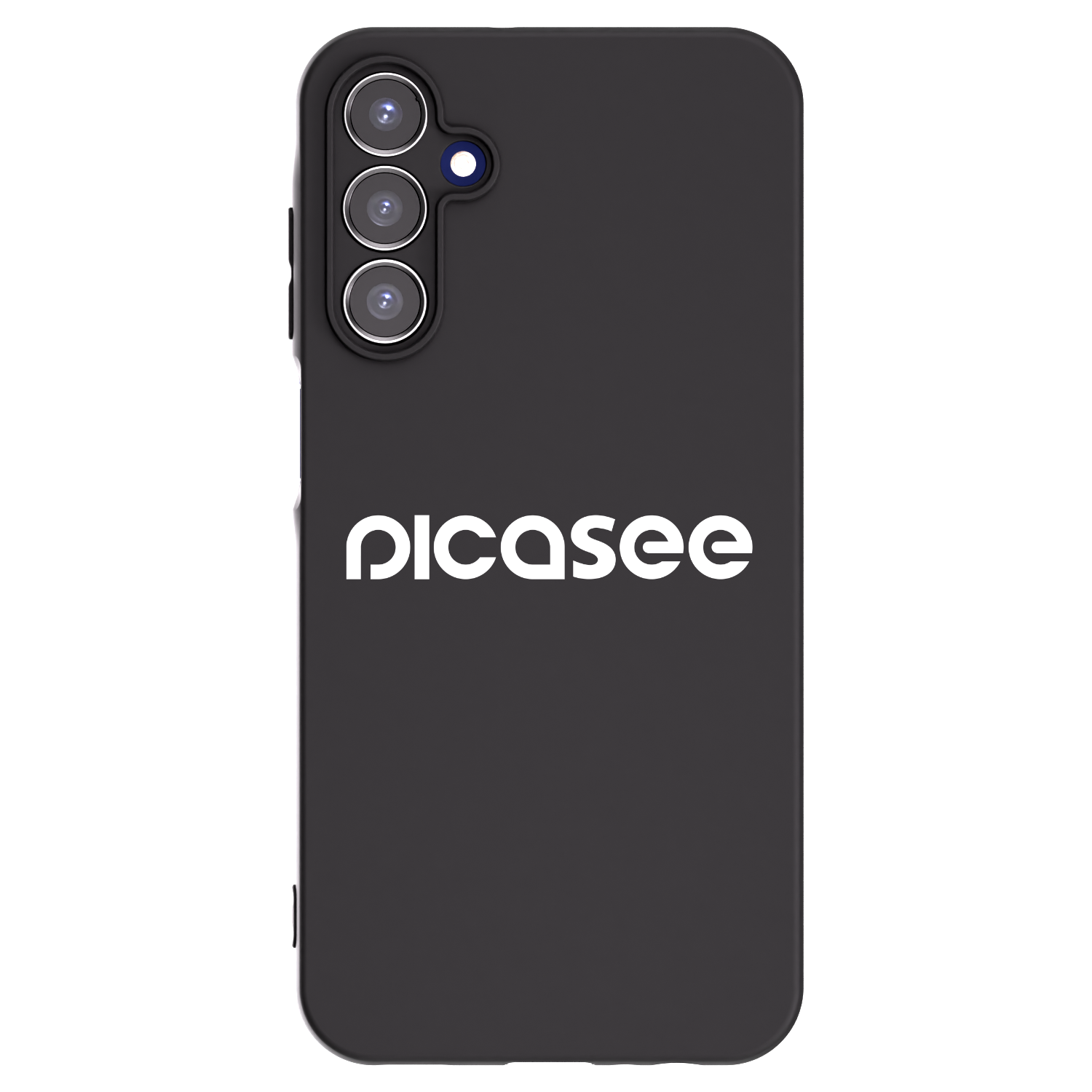 Picasee Samsung Galaxy A15 A156B 5G Hülle - Schwarzes Silikon - Picasee - new logo - white