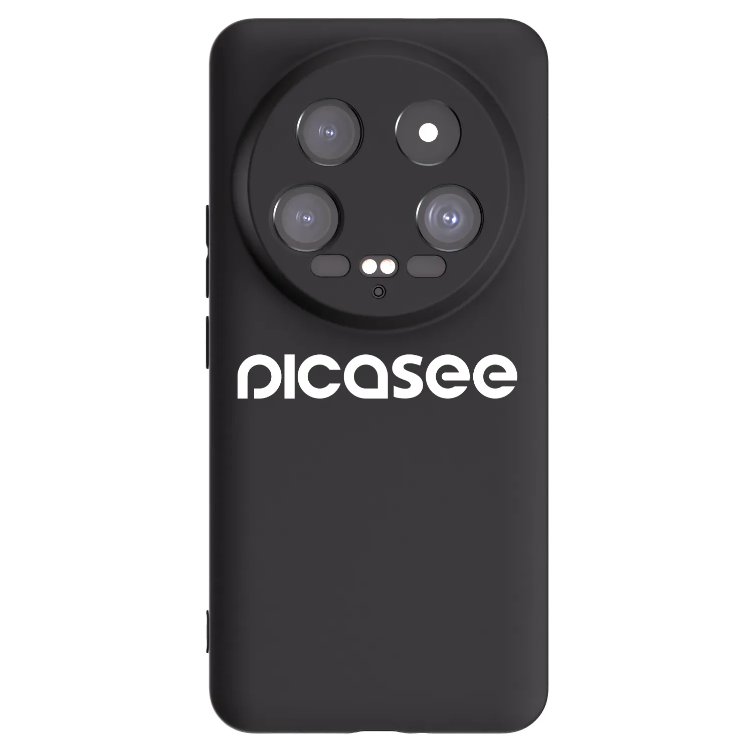 Picasee Xiaomi 14 Ultra Hülle - Schwarzes Silikon - Picasee - new logo - white