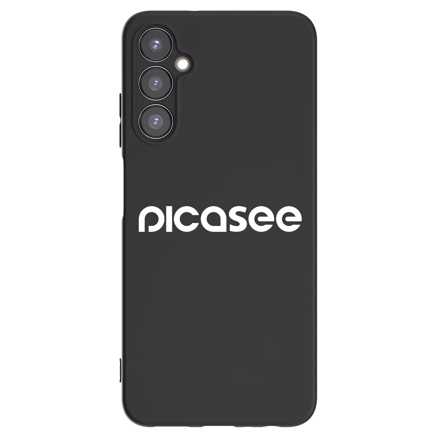 Picasee Samsung Galaxy A05s A057G Hülle - Schwarzes Silikon - Picasee - new logo - white