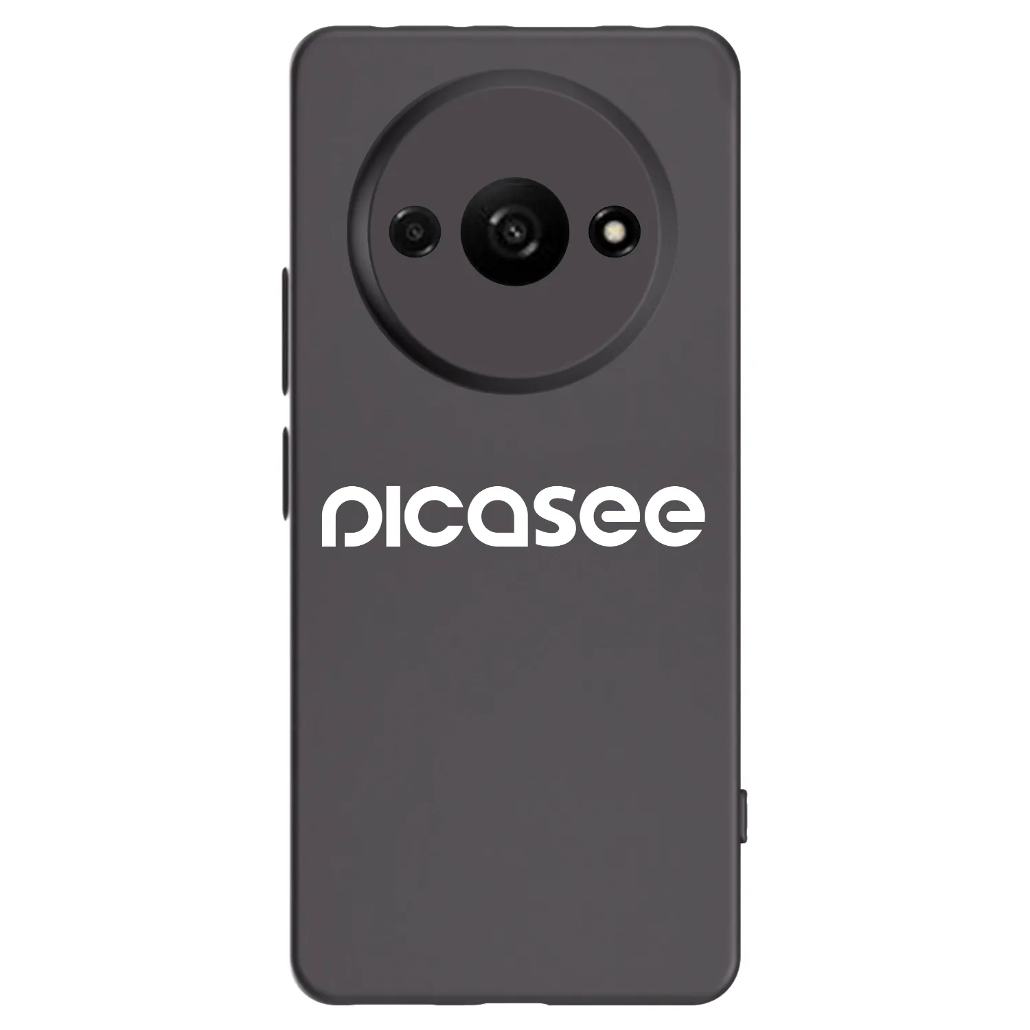 Picasee Xiaomi Redmi A3 Hülle - Schwarzes Silikon - Picasee - new logo - white