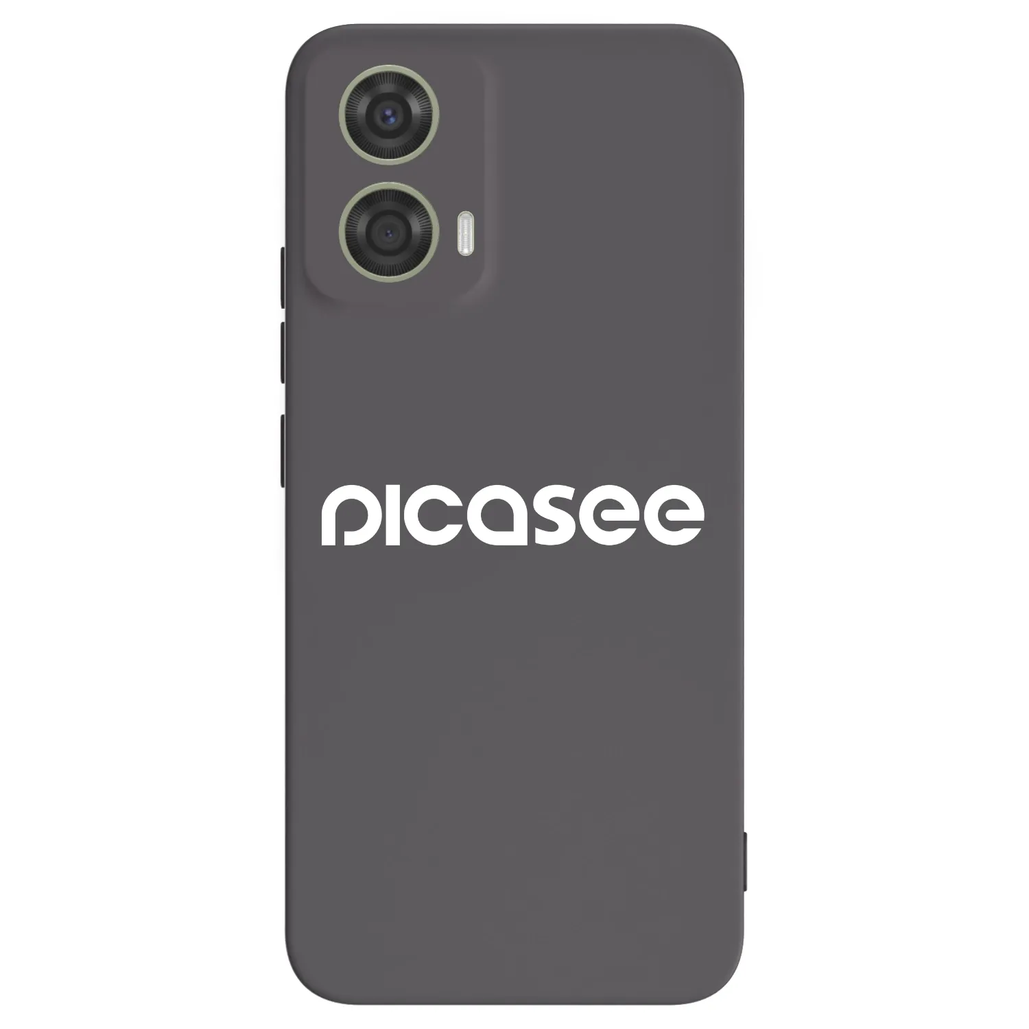 Picasee Motorola Moto G24 Hülle - Schwarzes Silikon - Picasee - new logo - white