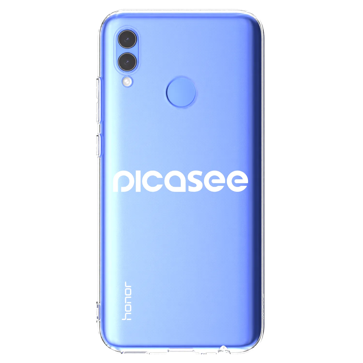 Picasee Honor 10 Lite Hülle - Transparentes Silikon - Picasee - new logo - white