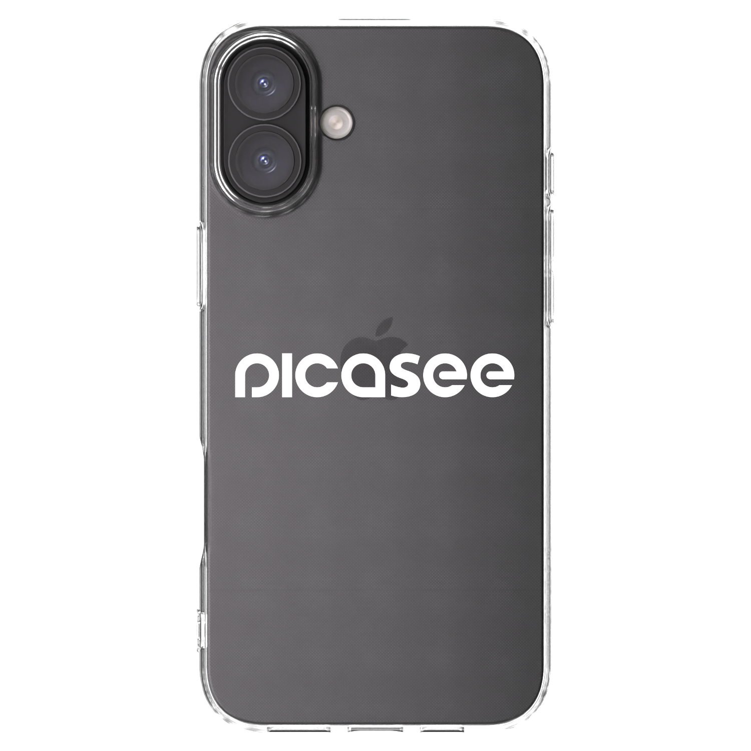 Picasee Apple iPhone 16 Plus Hülle - Transparentes Silikon - Picasee - new logo - white