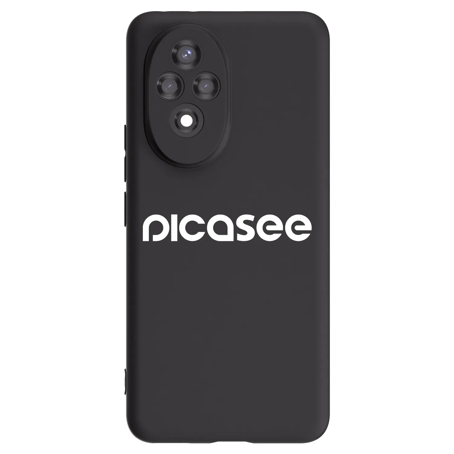 Picasee Honor 200 Pro 5G Hülle - Schwarzes Silikon - Picasee - new logo - white