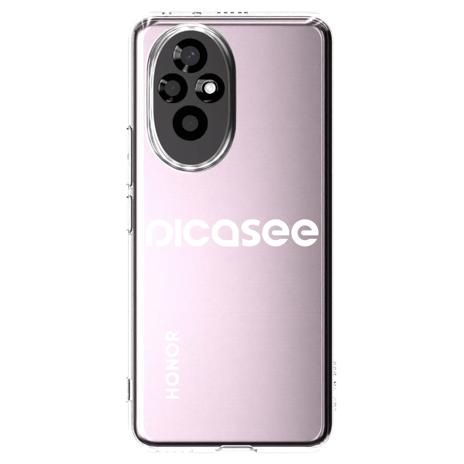 Picasee Honor 200 Pro 5G Hülle - Transparentes Silikon - Picasee - new logo - white