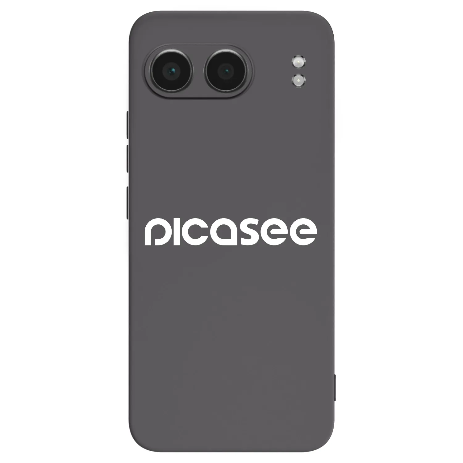 Picasee OnePlus Nord 4 Hülle - Schwarzes Silikon - Picasee - new logo - white