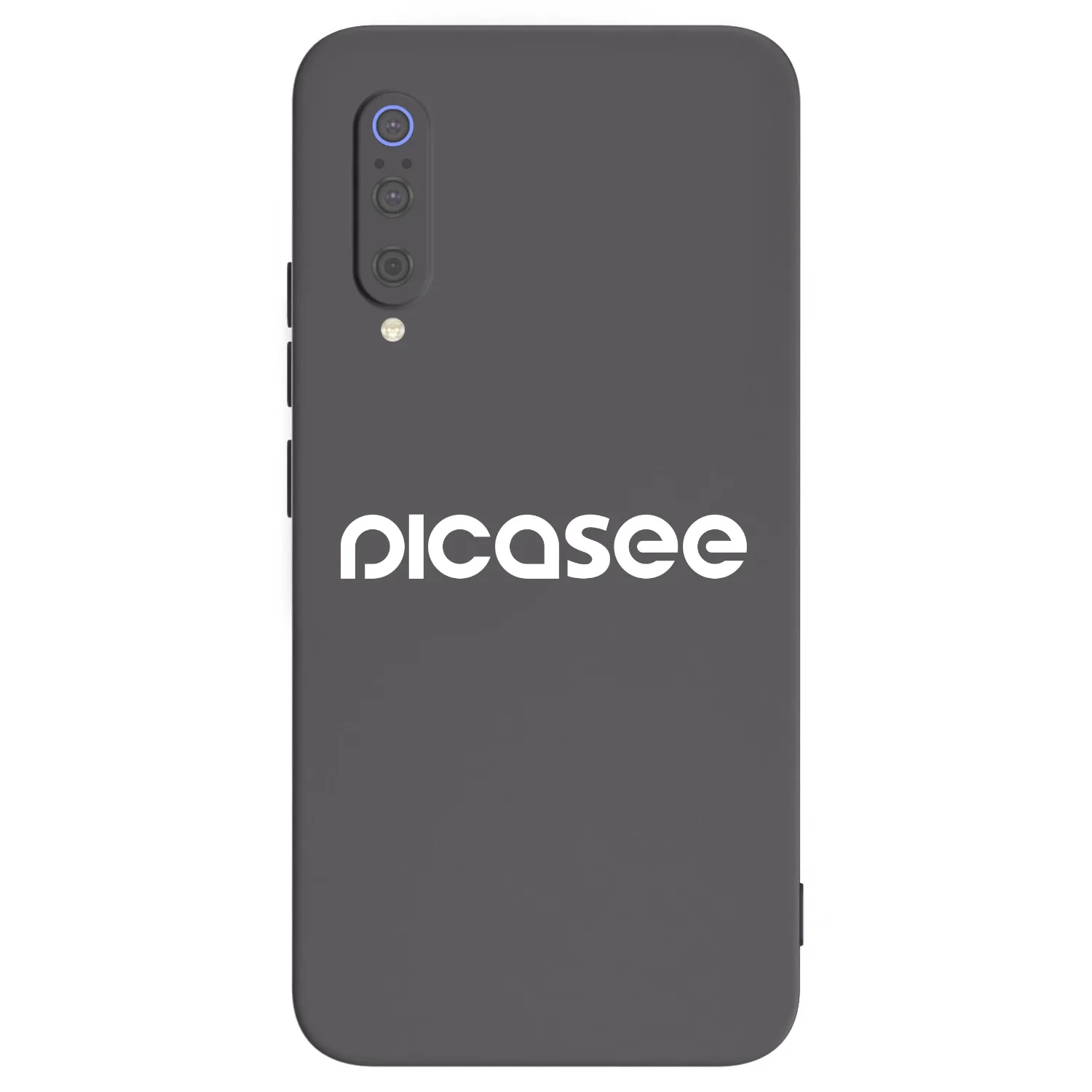 Picasee Xiaomi Mi 9 Hülle - Schwarzes Silikon - Picasee - new logo - white
