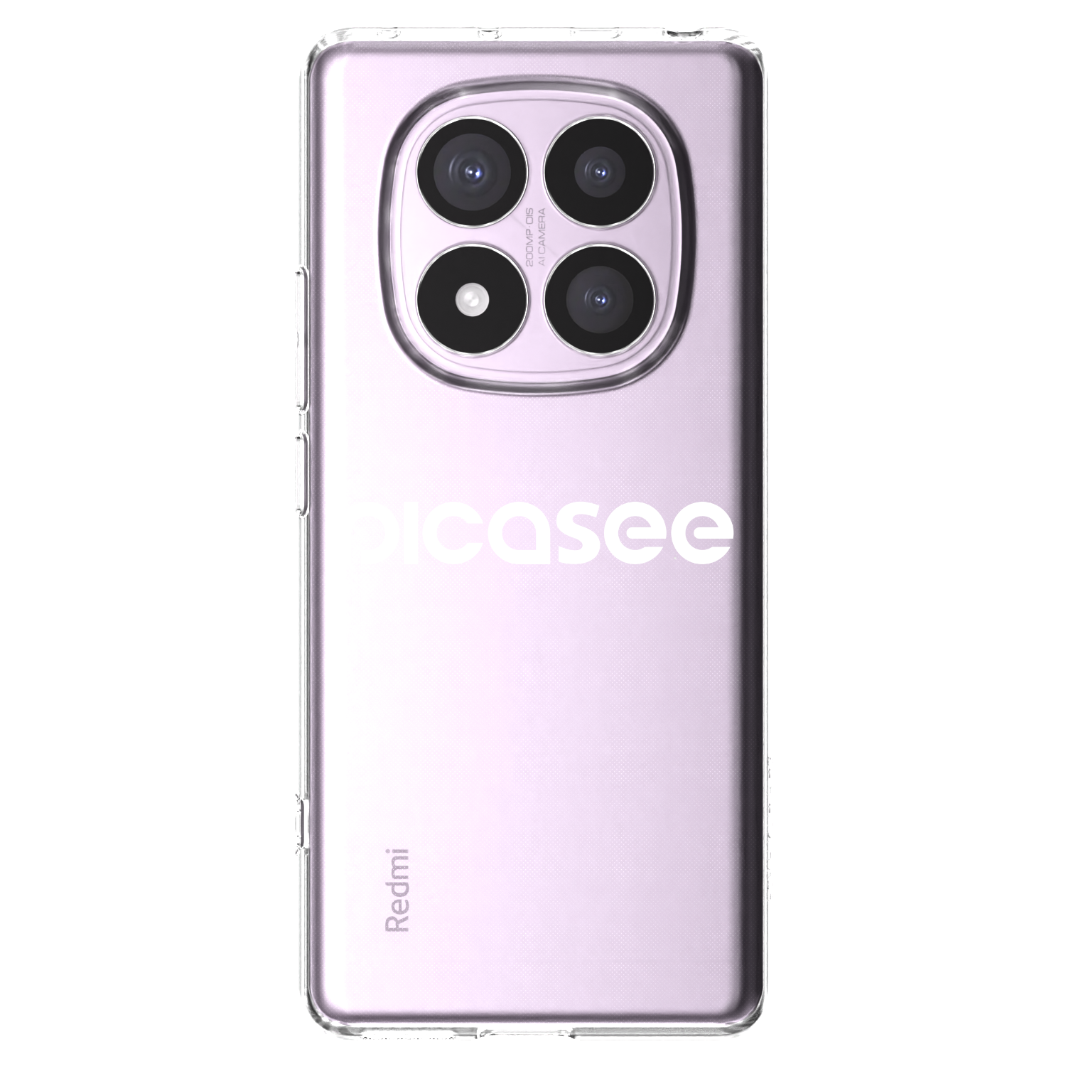 Picasee Xiaomi Redmi Note 14 Pro 5G Hülle - Transparentes Silikon - Picasee - new logo - white