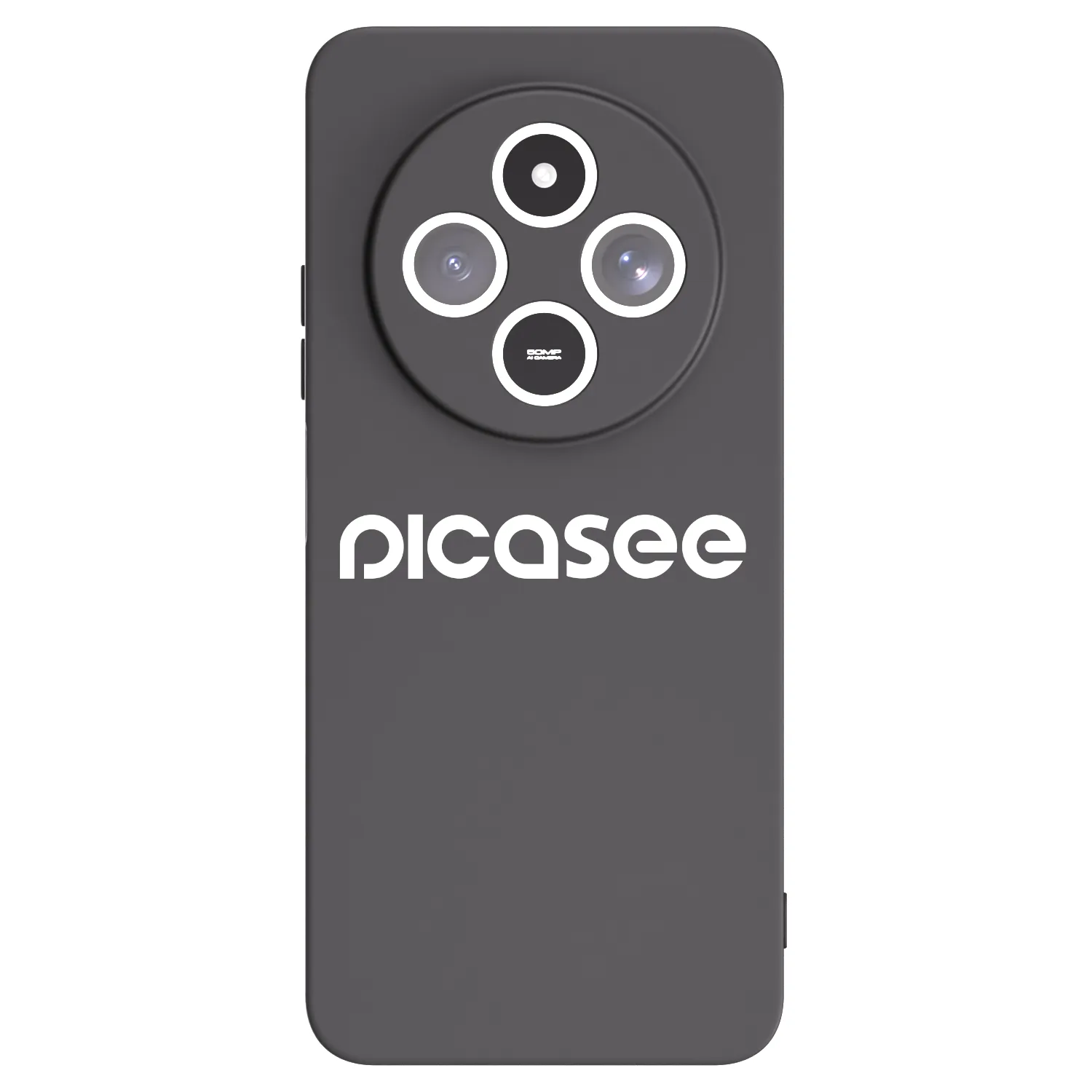 Picasee Xiaomi Redmi 14C Hülle - Schwarzes Silikon - Picasee - new logo - white