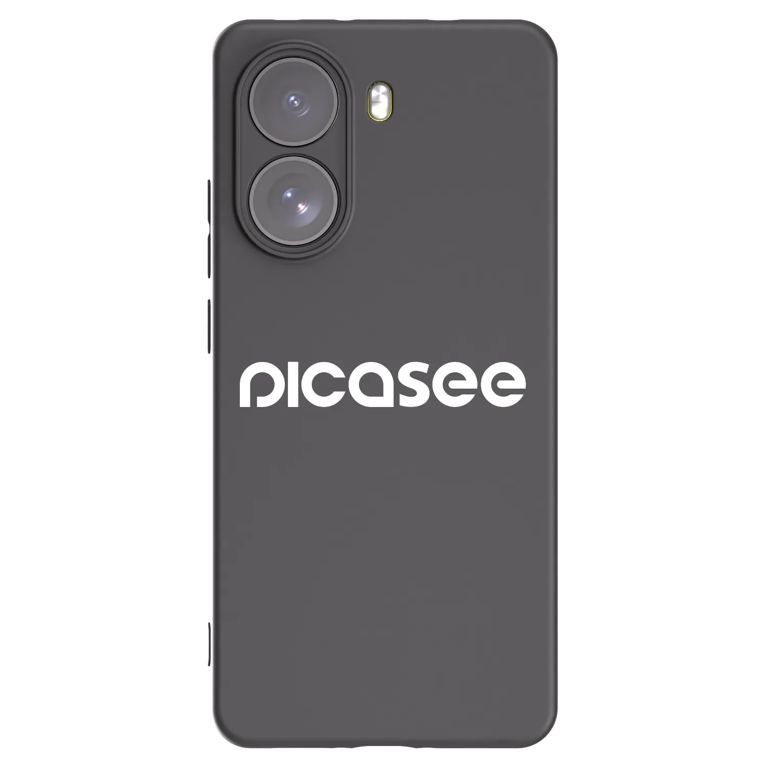 Picasee Xiaomi Poco X7 Hülle - Schwarzes Silikon - Picasee - new logo - white